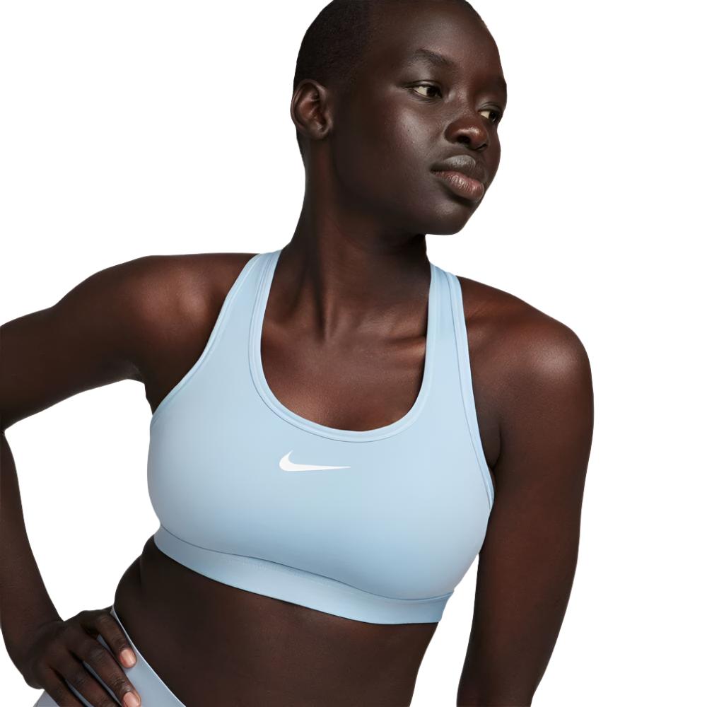 Nike Women's Swoosh Medium Support Sports Bra - Comfortable Workout & Yoga Top for Running, Gym & Active Lifestyle