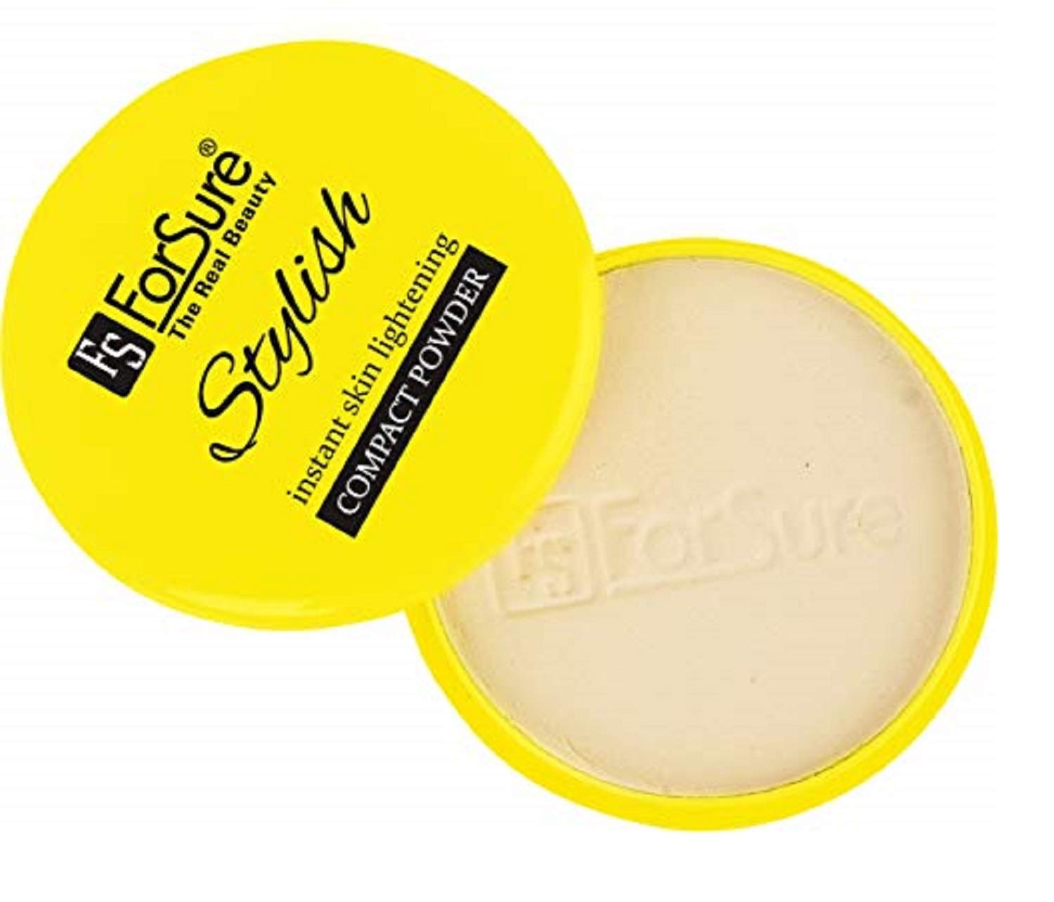 ForSure The Real Beauty Instant Skin Lightening Compact Powder - UV & Waterproof, Oil Control & Long Lasting - Perfect for Daily Makeup, Travel & Outdoor Activities