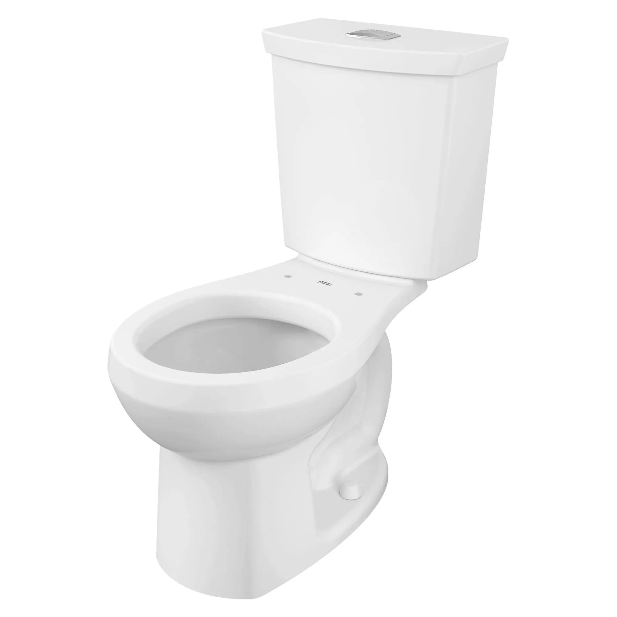 H2Option® Dual Flush Toilet - 1.28 GPF/4.8 LPF & 0.92 GPF/3.5 LPF Water Saving Round Front Standard Height Toilet with Linerless Seat - Perfect for Bathroom Renovation & Eco-Friendly Homes