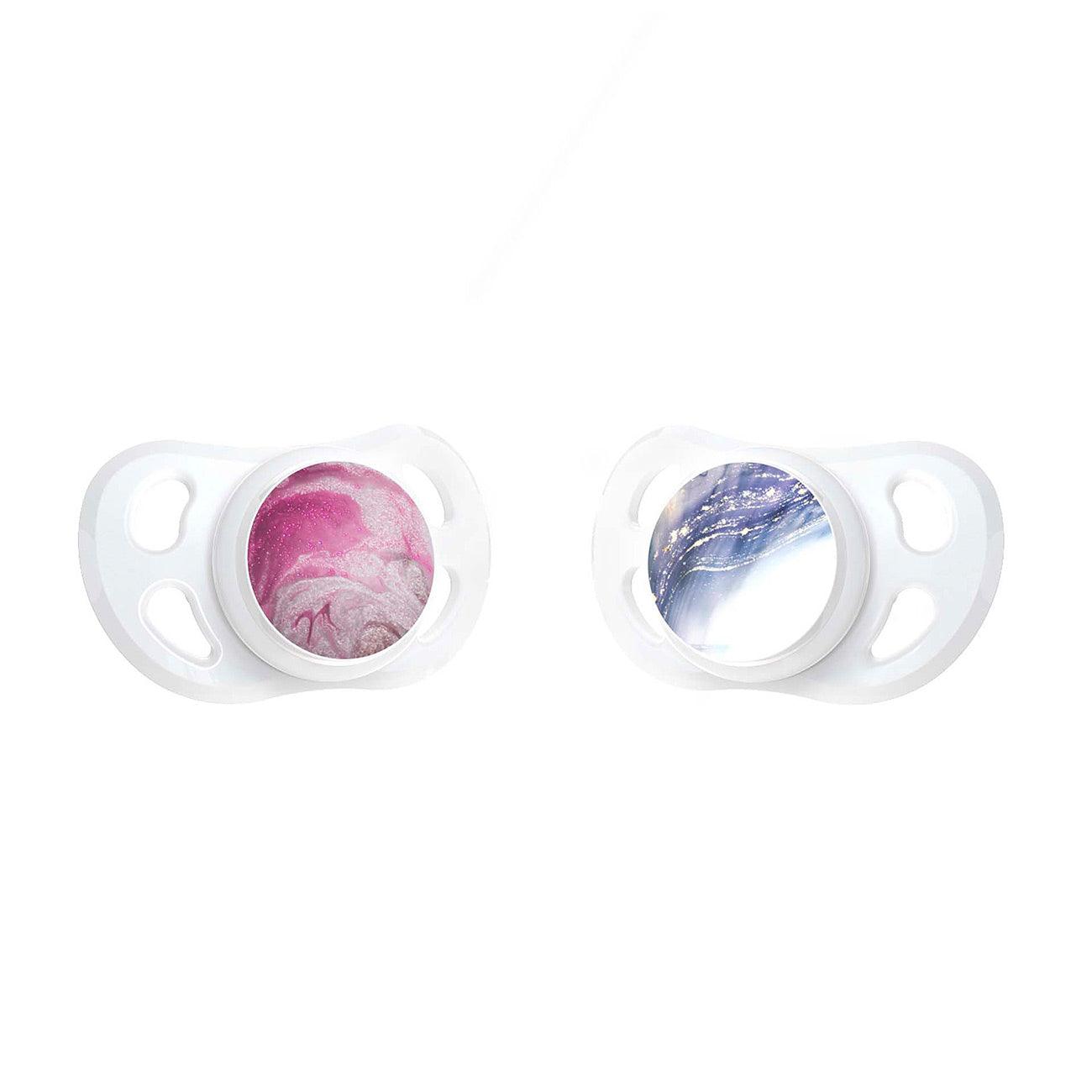2-Pack Baby Pacifiers for 6-Month-Olds - BPA-Free Soothing Teethers for Infants - Perfect for Daycare, Travel & Bedtime Comfort