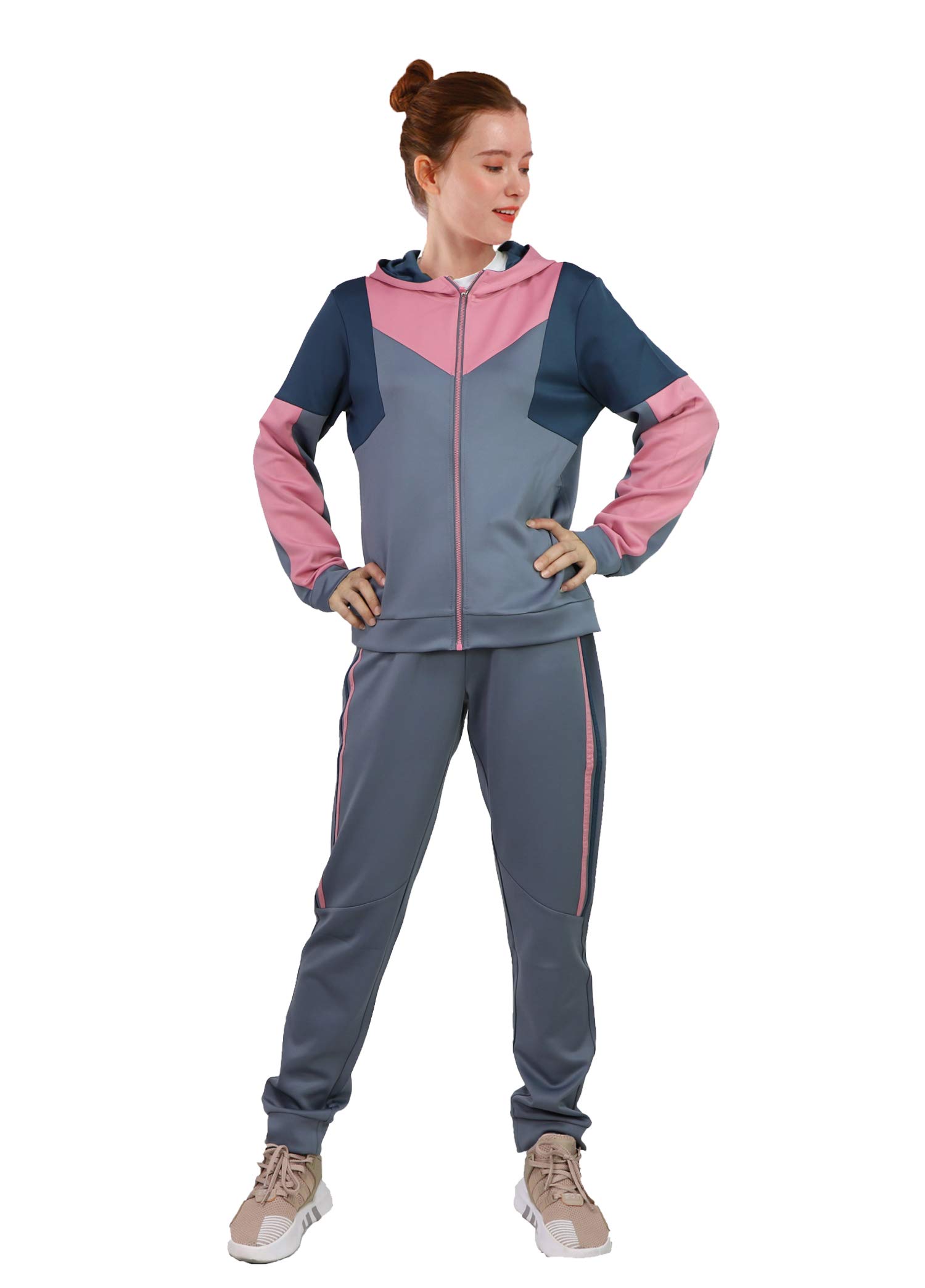 Women's Casual 2-Piece Track Suit Set - Comfortable Sweatsuit for Running, Yoga & Lounge Wear | Perfect for Gym, Travel & Everyday Outfits