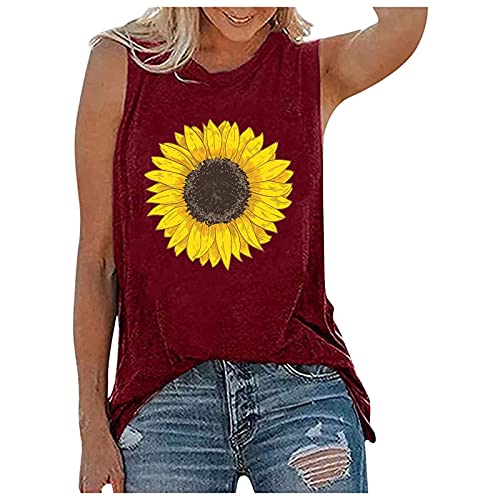 Floral Print Plus Size Tank Tops for Women - Sexy Casual Summer Tops - Perfect for Beach, Vacation & Everyday Wear