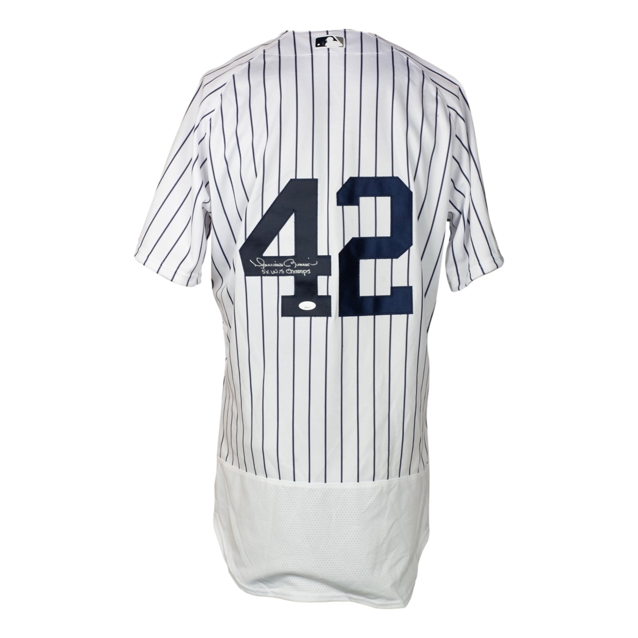 Authentic Mariano Rivera Signed New York Yankees Majestic FlexBase Jersey - 5x World Series Champion - JSA Certified - Perfect for Yankees Fans, Sports Memorabilia Collectors & Gift for Baseball Enthusiasts
