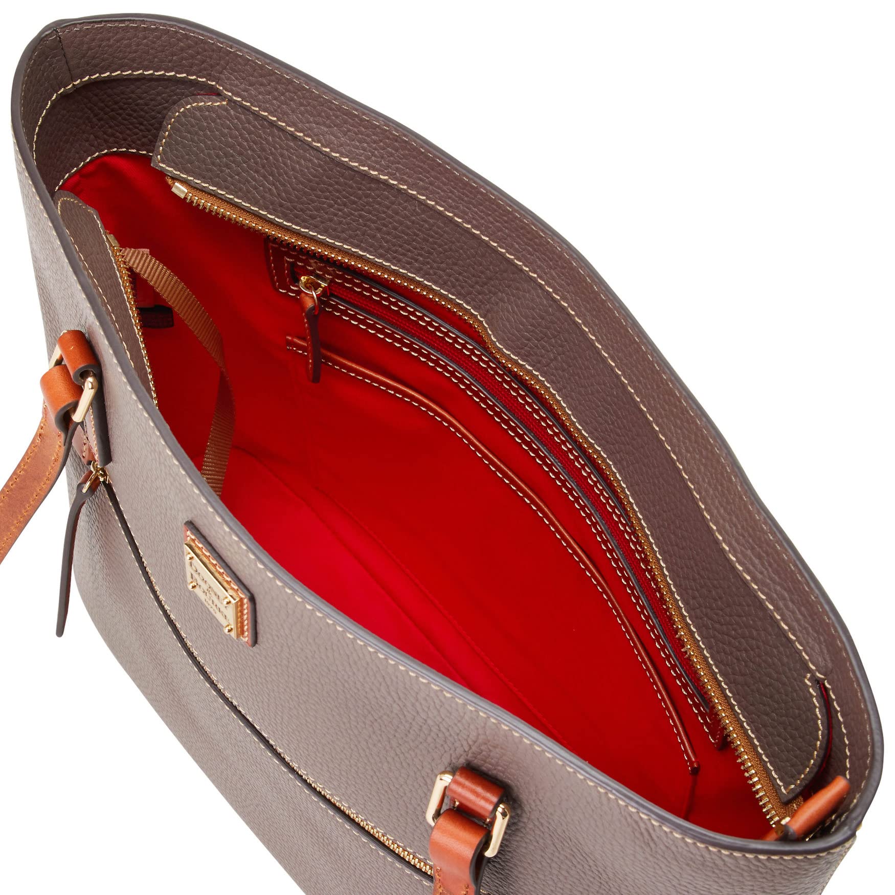 Dooney & Bourke Leather Tote Bags for Women - Large Designer Shoulder Bag with Long Straps, Perfect for Work, Travel & Everyday Use