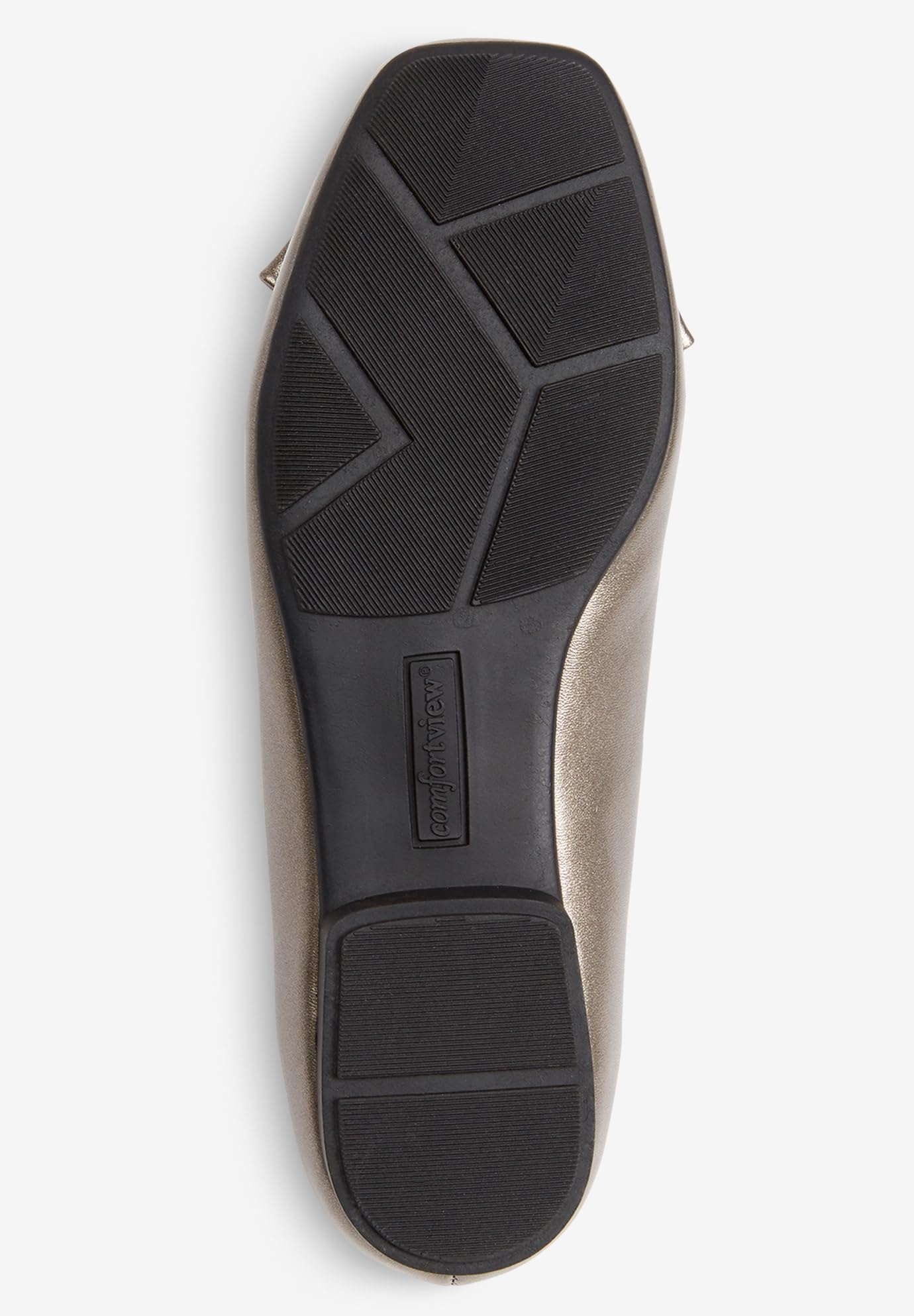 Comfortview Women's Wide Width The Rafika Flat - Comfortable Slip-On Shoes for Work, Travel & Everyday Wear