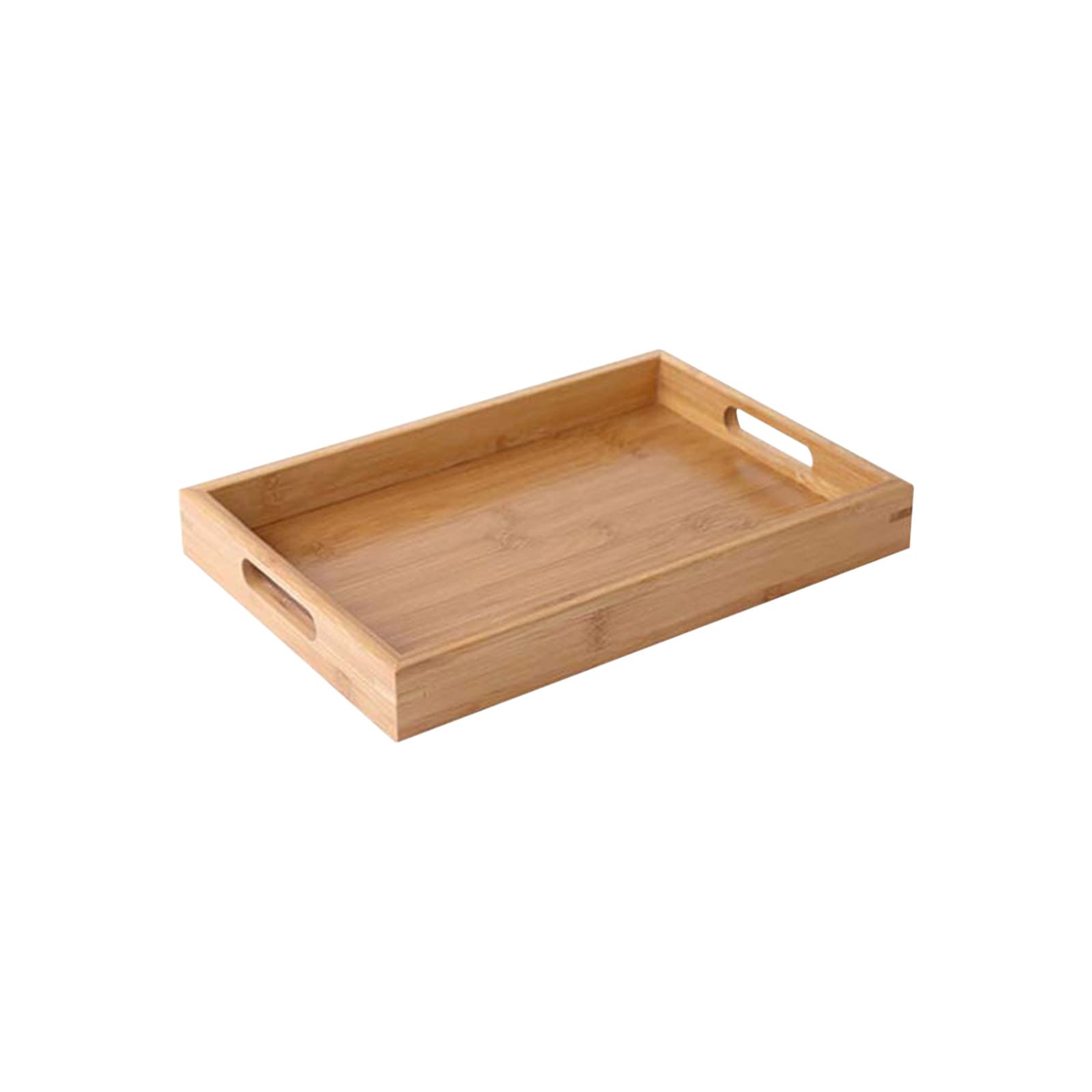 Premium Bamboo Serving Tray for Tea, Bread & BBQ - Eco-Friendly Wooden Tray for Home, Hotel & Restaurant Use - Perfect for Afternoon Tea, Breakfast in Bed & Outdoor Dining