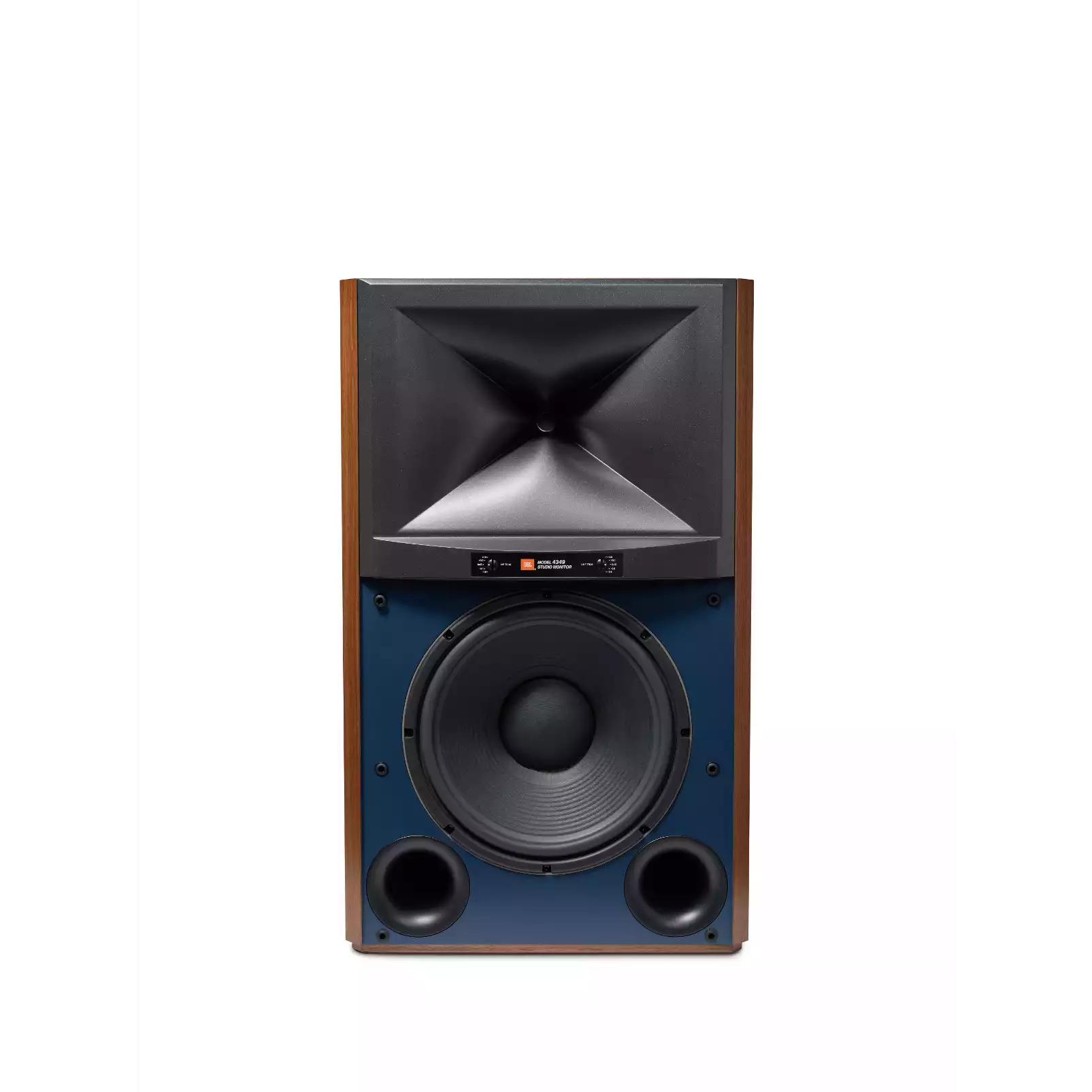 JBL 4349 2-Way Studio Monitor Bookshelf Speakers (Pair) - Professional Audio Monitors for Home Studio, DJ Setup & Music Production