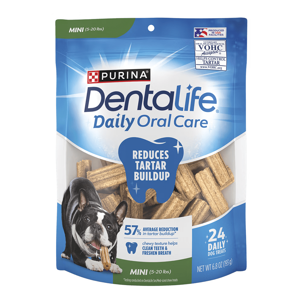 DentaLife Daily Oral Care Dog Treats for Small & Large Breeds - Freshens Breath & Reduces Plaque - Perfect for Dental Health & Training Rewards