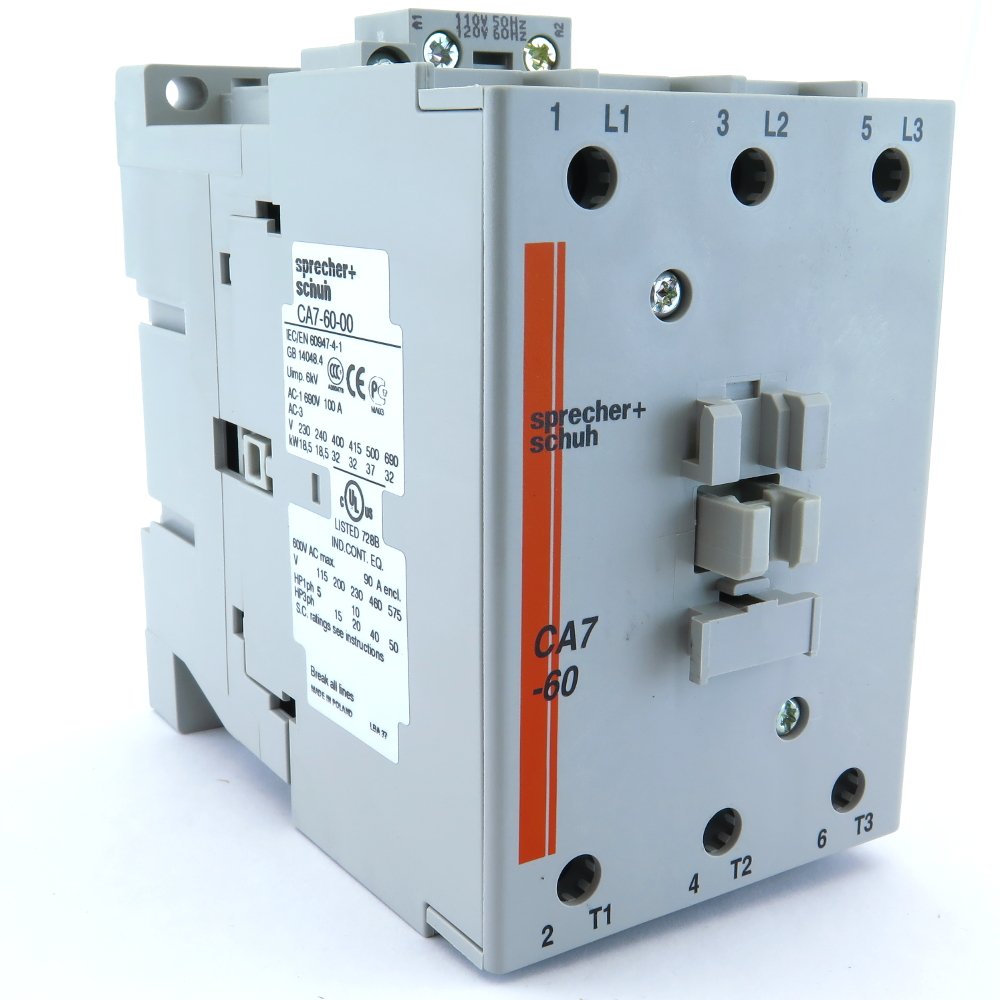 Allen Bradley 100-C60B10 Replacement - 60A Contactor with 440V-480V Coil (CA7-60-10-480) - Perfect for Industrial Control Panels & Motor Starters