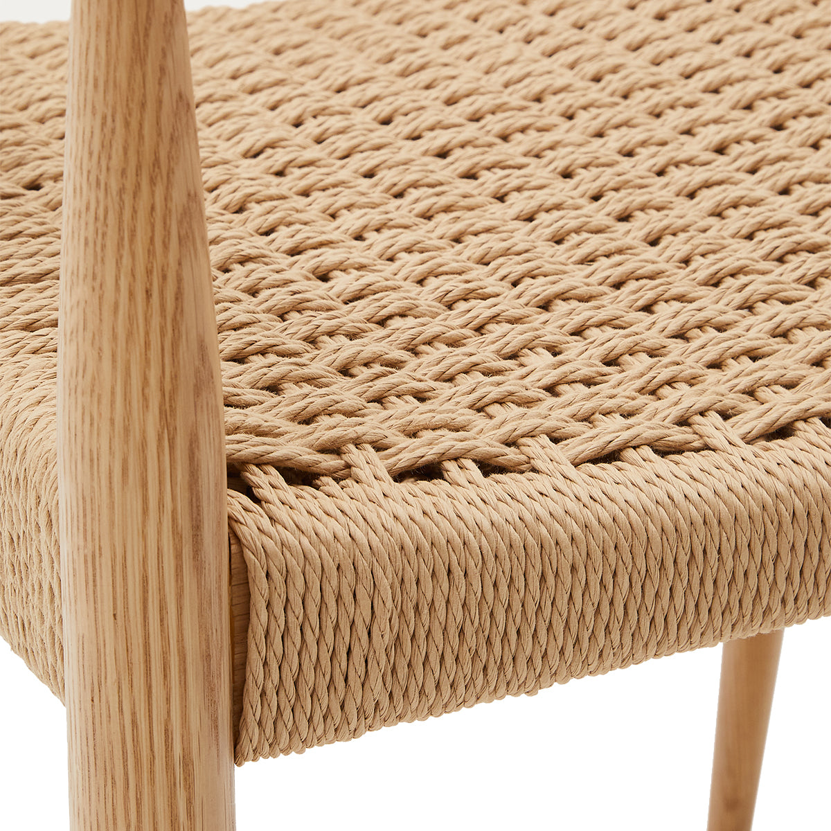 Kave Home Analy Armchair - Modern Accent Chair for Living Room, Bedroom & Office - Comfortable Upholstered Lounge Chair with Wooden Legs - Perfect for Relaxing, Reading & Decorating Your Home