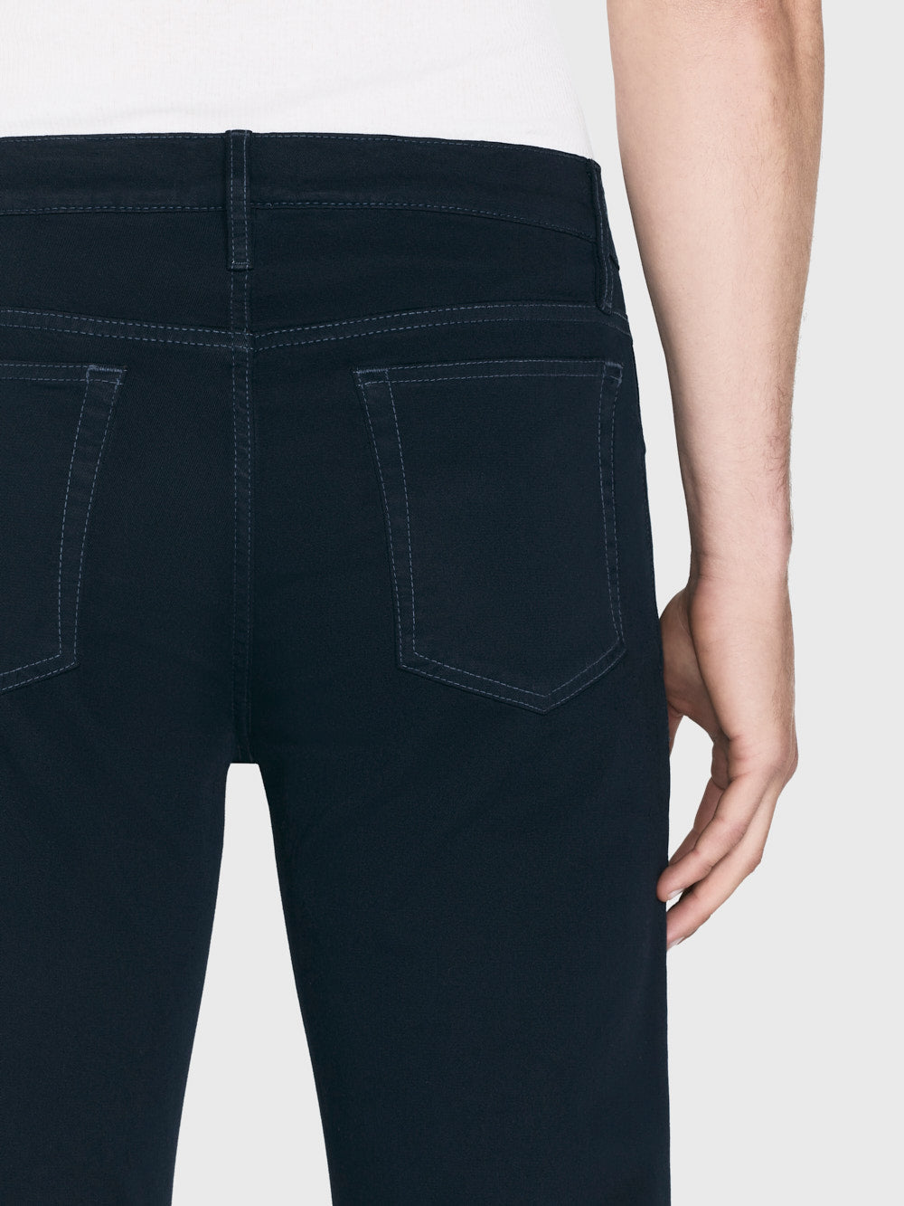 Modern Straight Dark Navy Blue Jeans for Men - Stylish Slim Fit Denim Pants for Casual Wear & Everyday Outfits