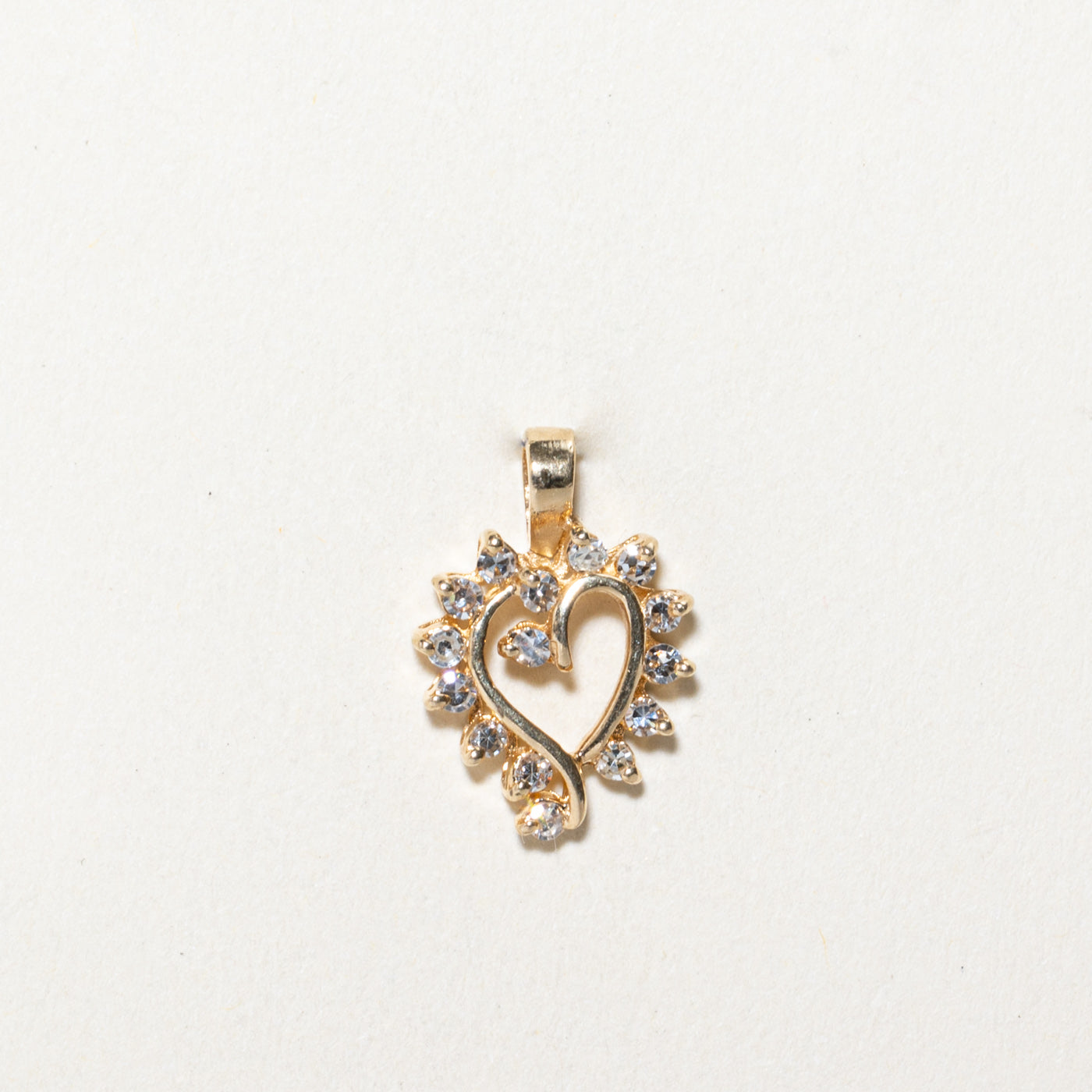 0.22ctw Diamond Open Heart Pendant Necklace - 14K White Gold Dainty Jewelry Gift for Women - Perfect for Valentine's Day, Anniversary & Romantic Occasions