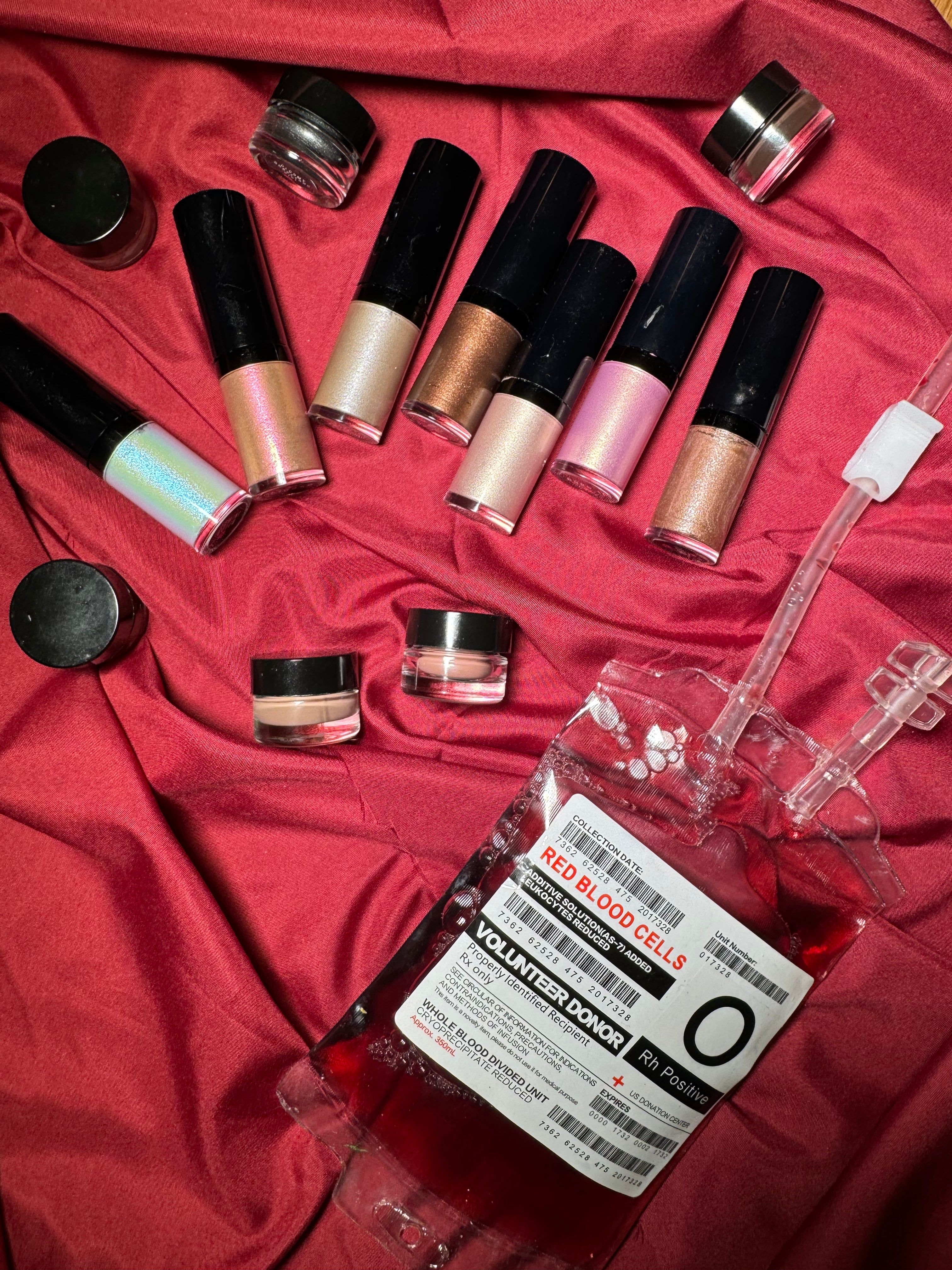 BYOBB Build Your Own Blood Bag - DIY Halloween Prop Kit for Scary Decorations, Haunted House, and Horror Movie Costume Accessories