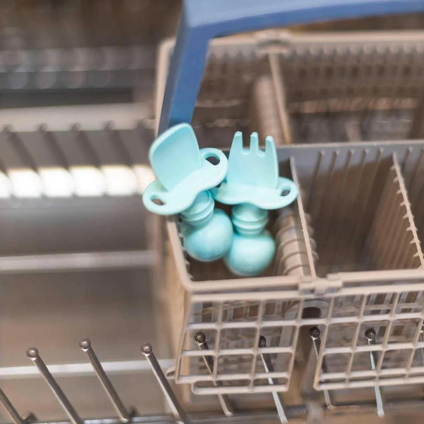 Bumkins Silicone Baby Chewtensils - Safe, Durable Teething Toys for Infants & Toddlers - Perfect for Mealtime, Travel, and Soothing Sore Gums