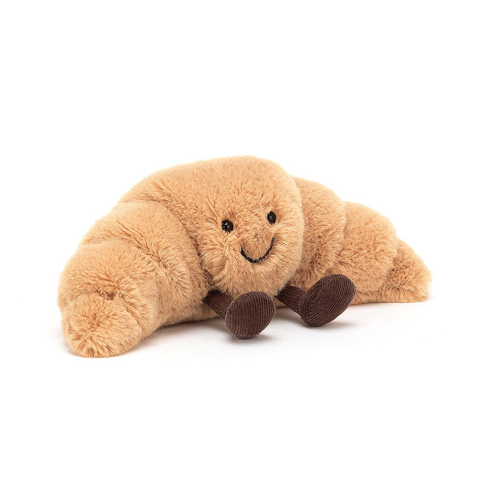 Amuseable Croissant Plush Toy - Large Soft & Cute French Pastry Pillow for Home Decor, Gift & Comfort - Perfect for Bedroom, Nursery & Cozy Spaces