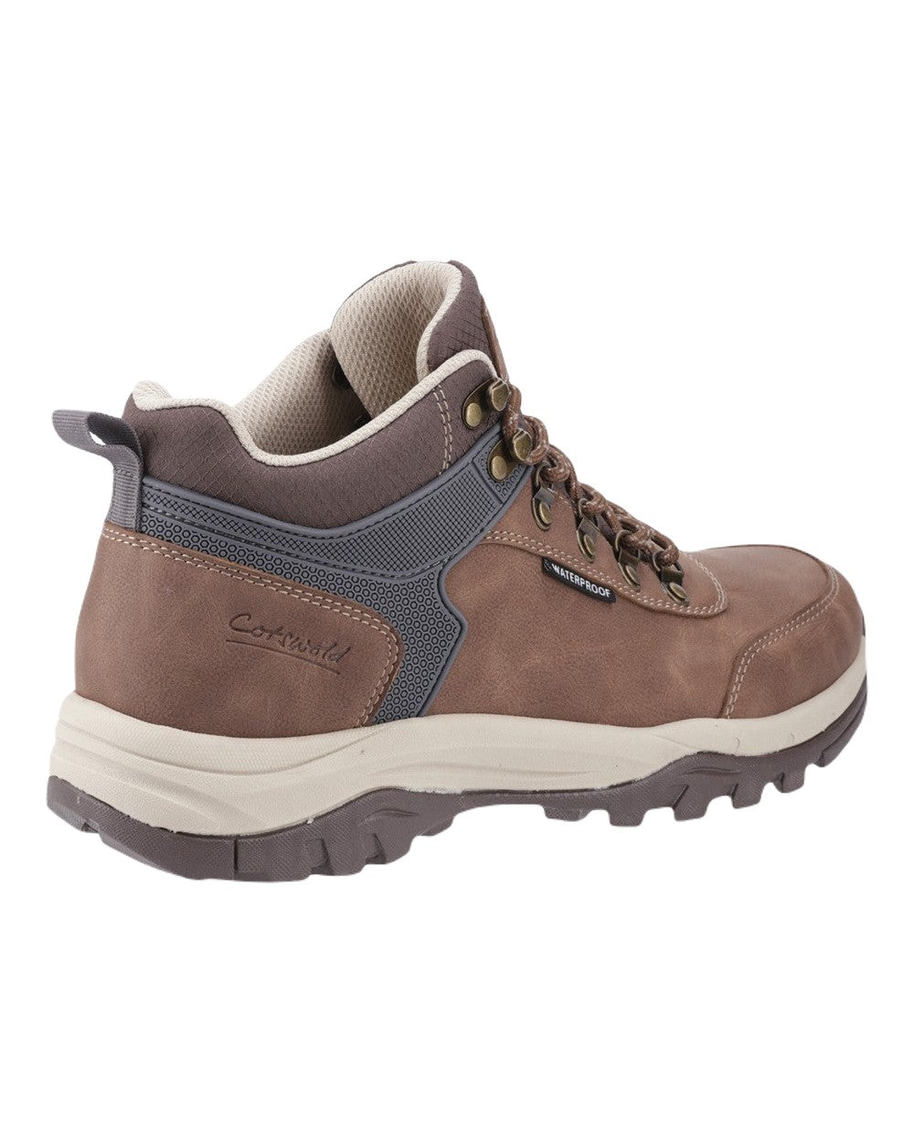 Cotswold Men's Overbury Waterproof Hiking Boots - Lightweight Trekking Shoes for Outdoor Adventures, Camping & Backpacking