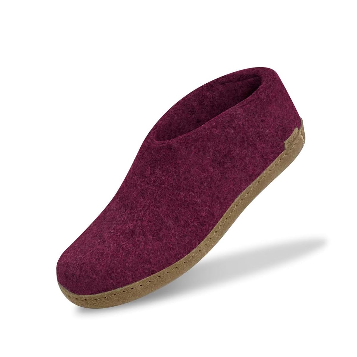 Premium Unisex Wool Slippers with Leather Sole - GLERUPS Indoor Shoes for Men & Women | Cozy Home, Office & Lounge Comfort