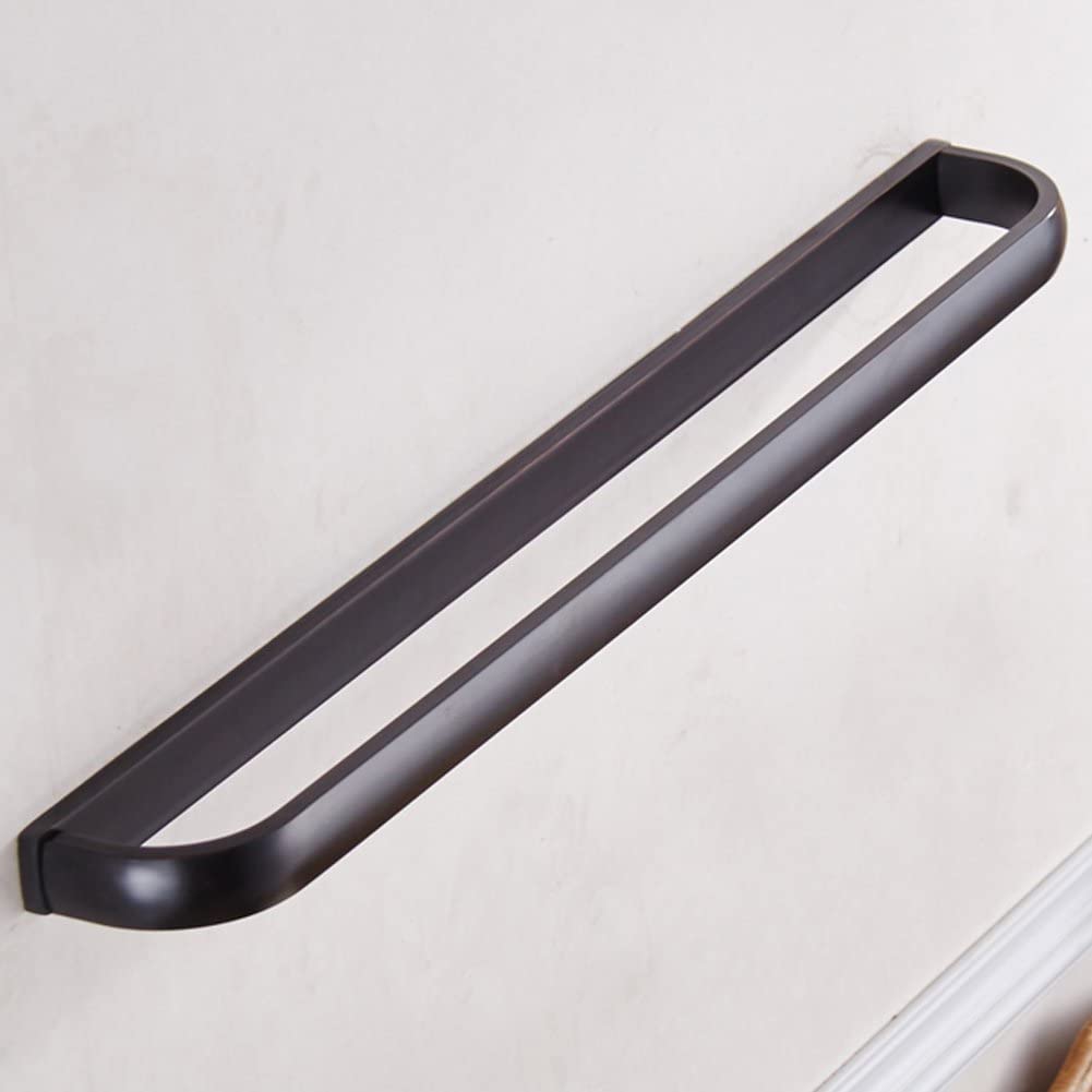WINCASE 24 Inch Bronze Oil Rubbed Towel Bar & Toilet Paper Holder - Wall Mounted Bathroom Towel Rack with Screw Installation - Perfect for Modern Bathrooms, Powder Rooms & Spa Style Decor
