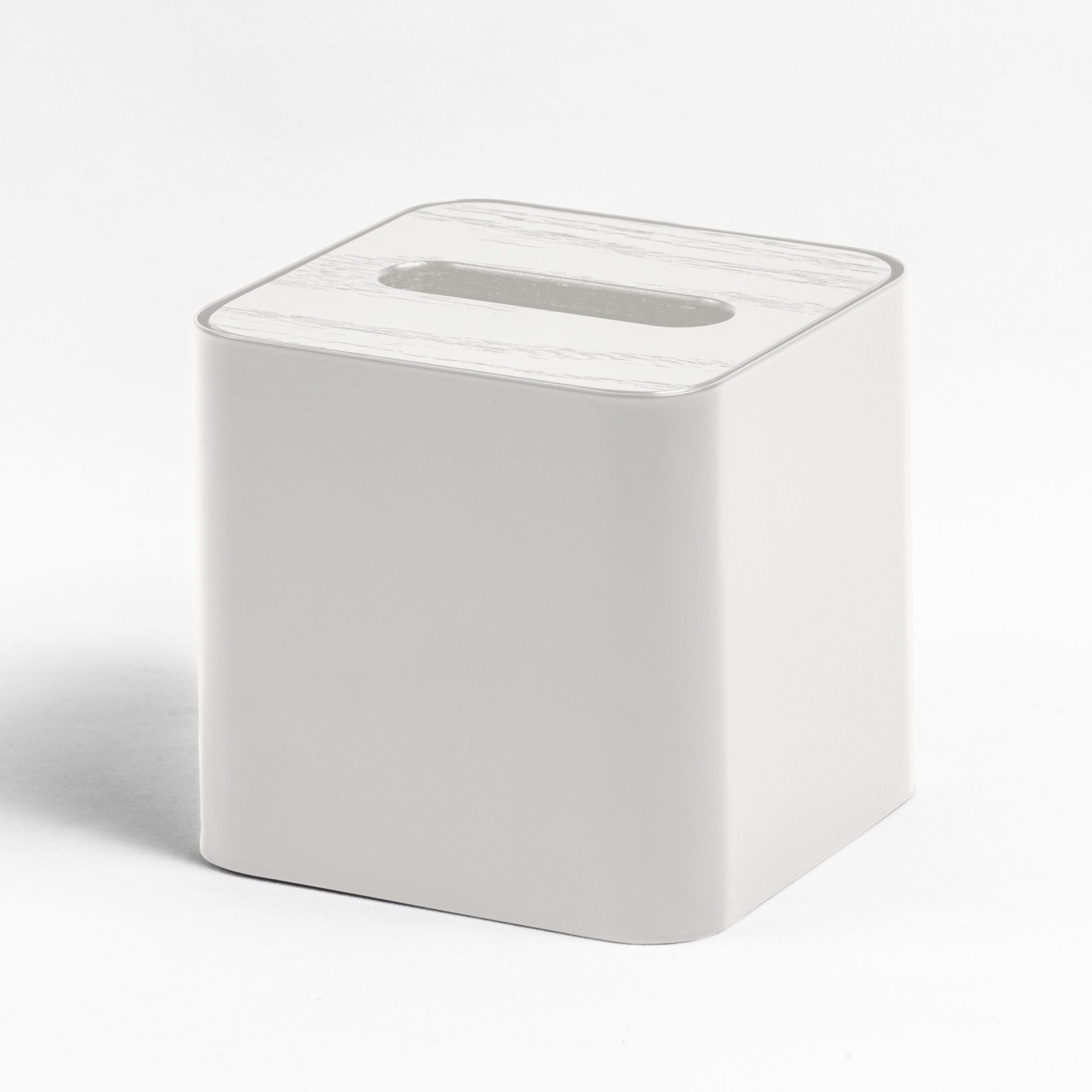 Square Tissue Box Cover - Modern White Decorative Holder for Home & Office | Perfect for Living Room, Bedroom, Bathroom & Desk Organization
