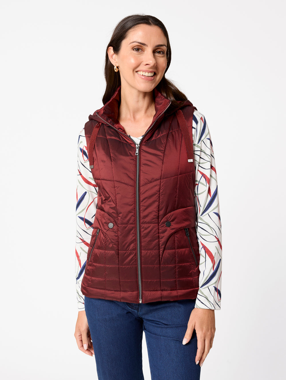 Amey Quilted Vest for Women - Lightweight Puffer Vest Jacket with Zipper, Warm Winter Fashion Outerwear - Perfect for Outdoor Activities, Hiking, and Casual Wear