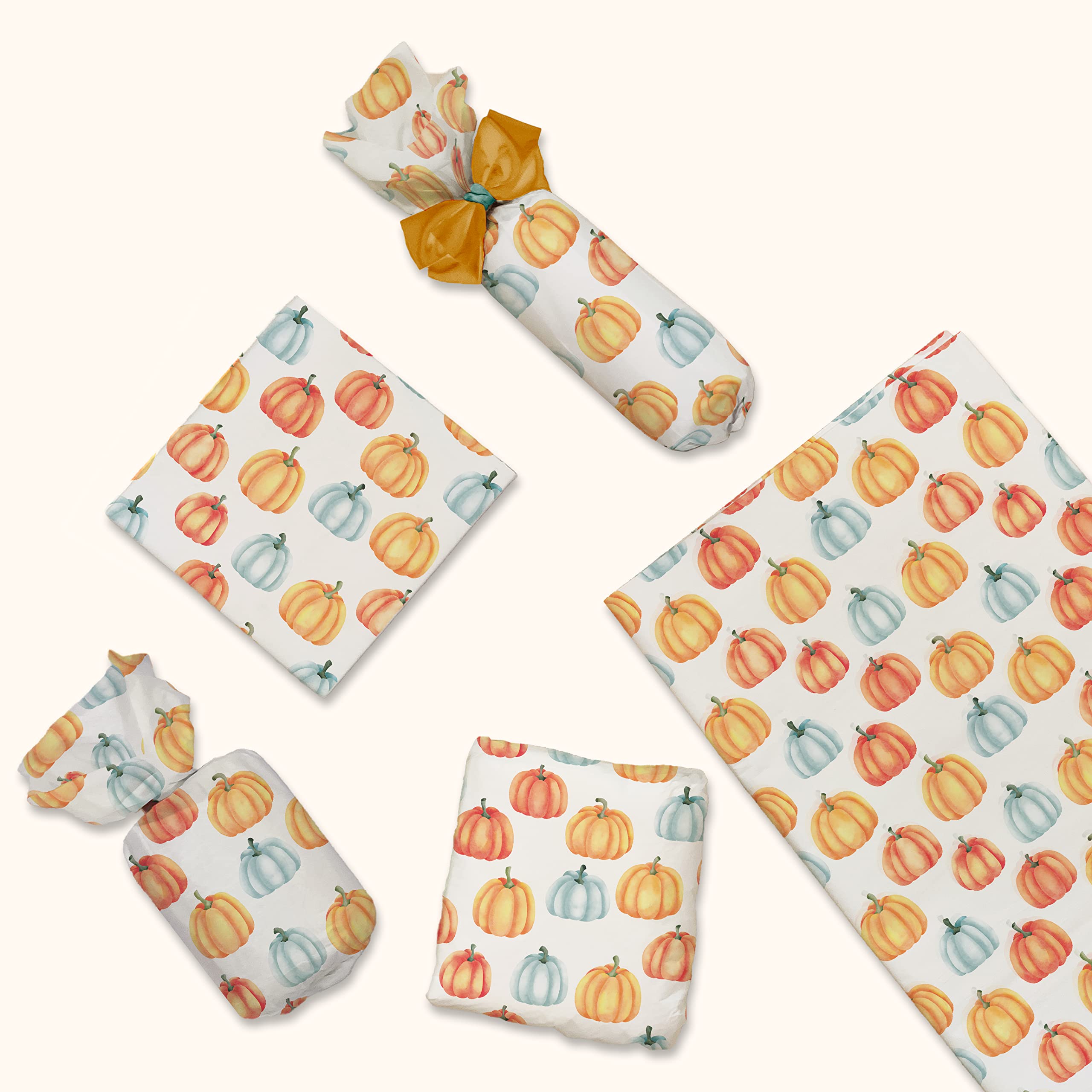 Halloween Pumpkin Printed Tissue Paper - 24 Sheets 20