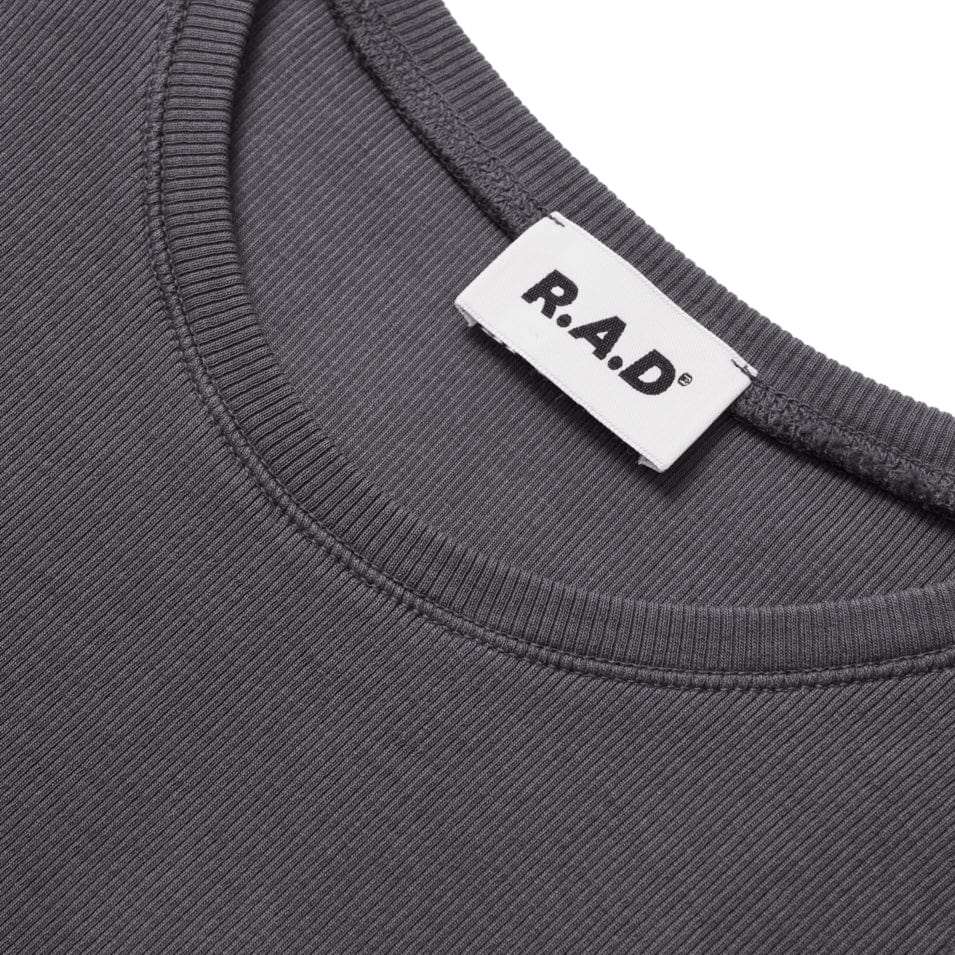 Premium Rib Tank Top in Deep Gray - Soft & Comfortable Women's Casual Wear for Everyday Outfits & Layering