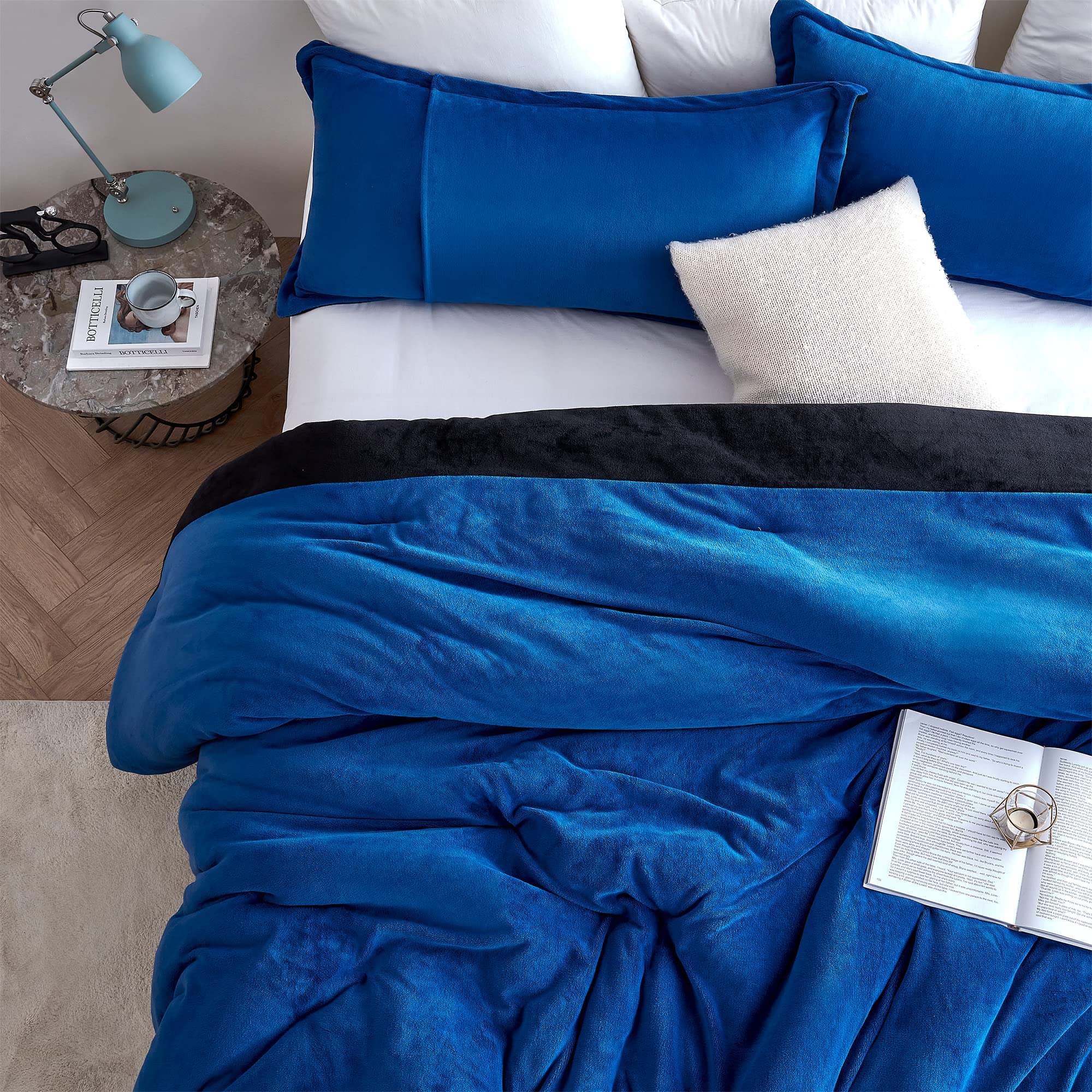 Byourbed Even Heroes Need Sleep - Coma Inducer® Twin XL Comforter - Ultra Thick Blue Line Bedding for Police, Firefighters & First Responders - Perfect for Shift Workers & Emergency Personnel