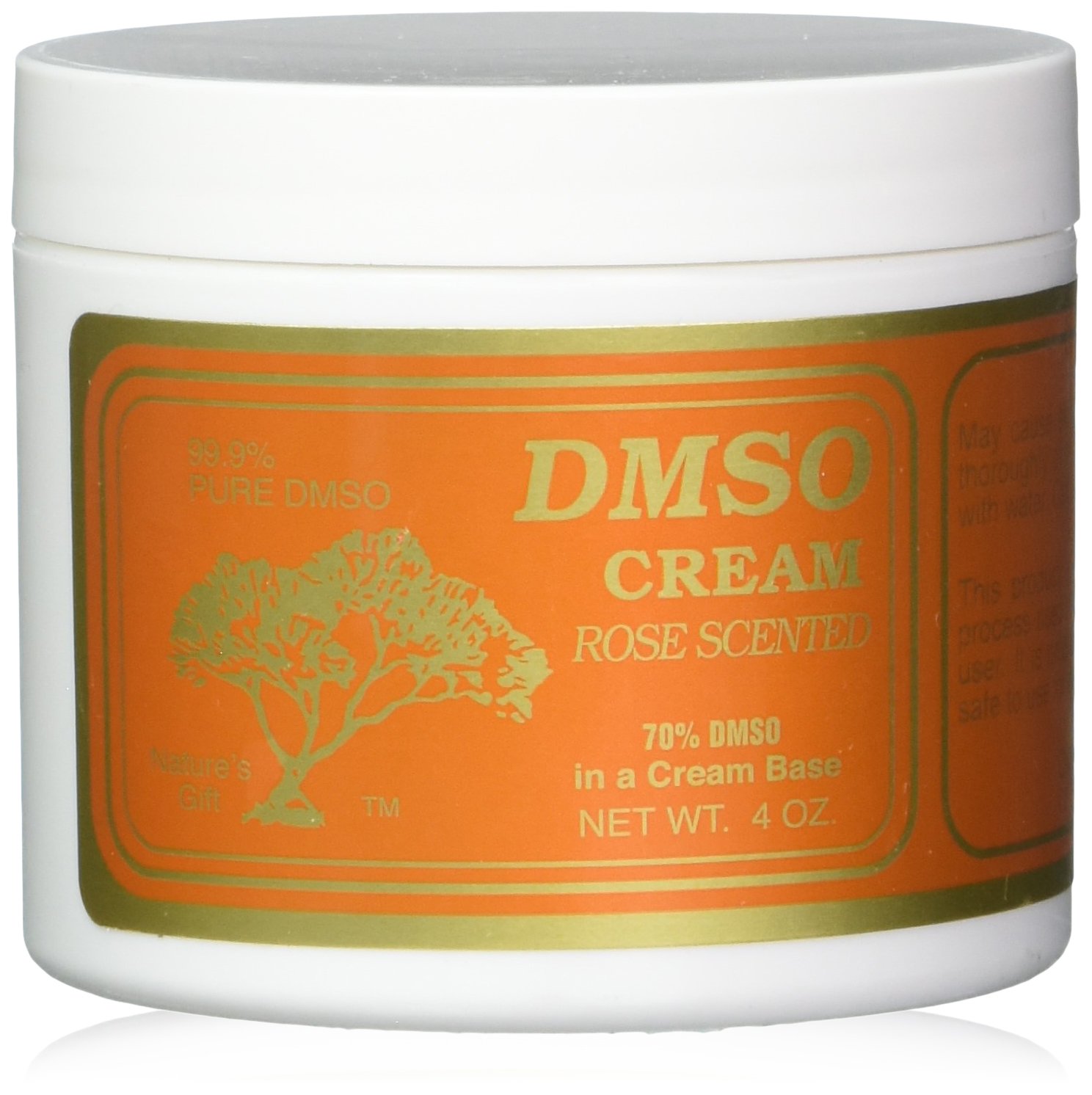 DMSO Cream with Rose Scent - 4 Oz for Muscle & Joint Pain Relief - Perfect for Massage & Post-Workout Recovery