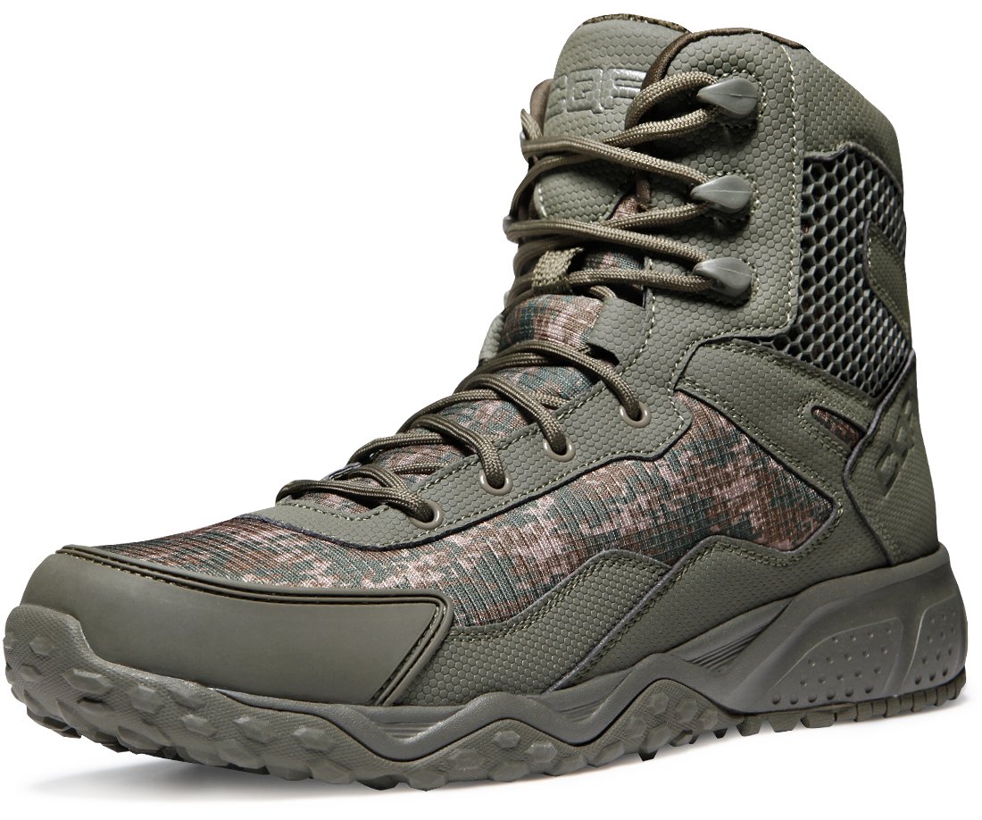 CQR Men's Military Tactical Boots - Lightweight 6 Inch Combat Boots for Outdoor Work, Hiking & EDC | Durable Army Style Boots for Tactical Operations, Camping & Heavy Duty Use