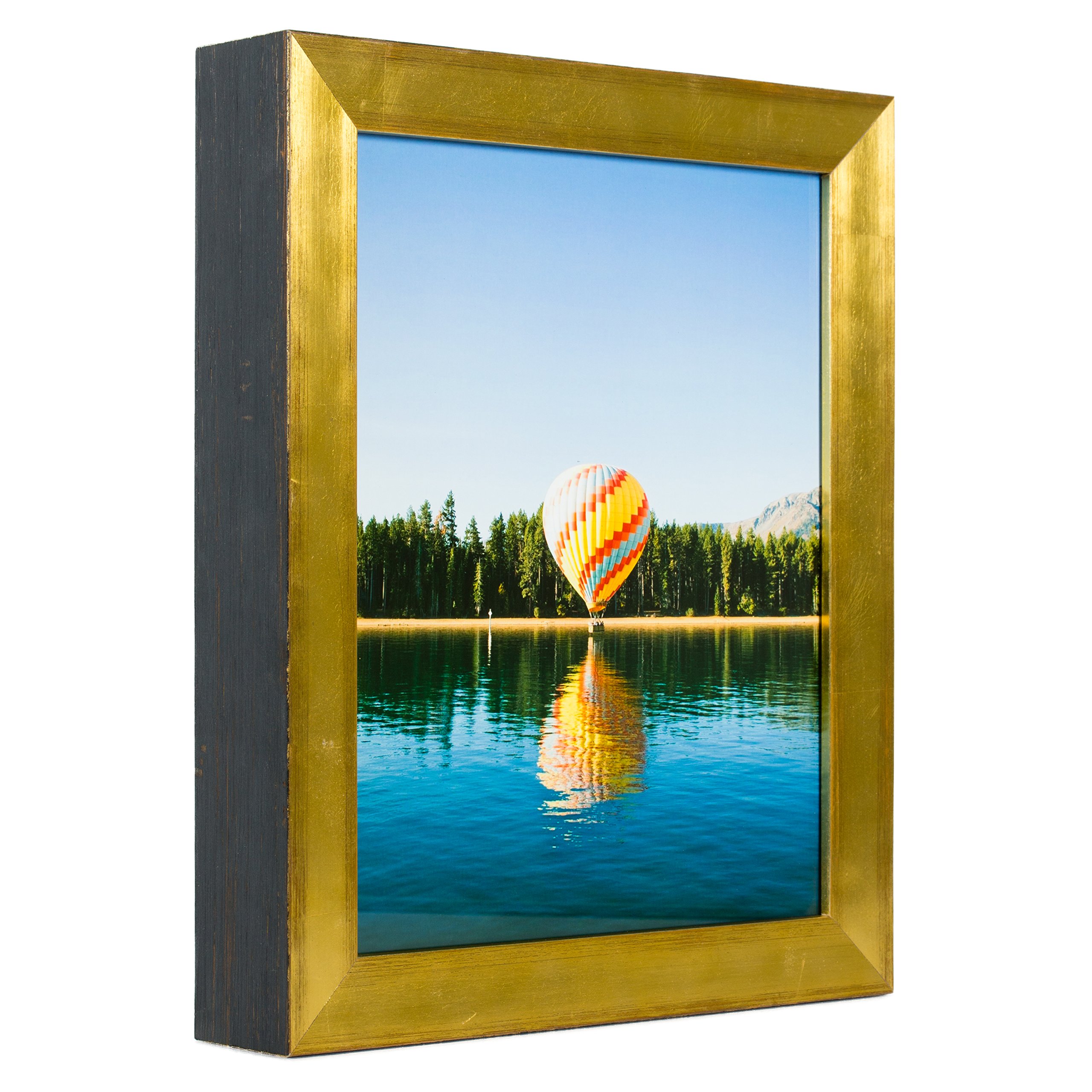 Craig Frames Siena 24x36 Inch Contemporary Gold Picture Frame - Perfect for Wall Art, Photos, and Home Decor