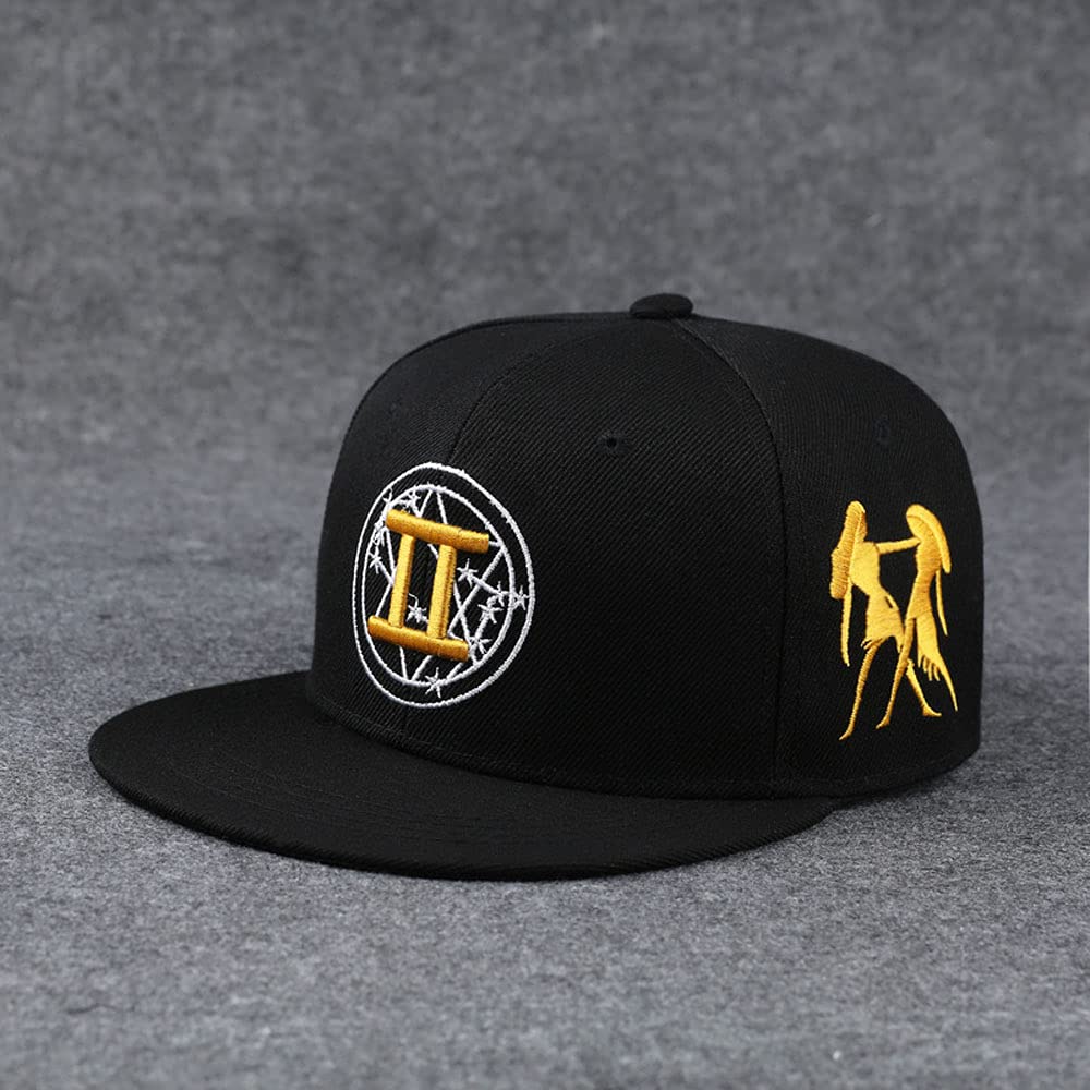 12 Constellation Zodiac Snapback Baseball Caps for Men & Women - Perfect for Outdoor Sports, Casual Wear, and Fashion Accessories