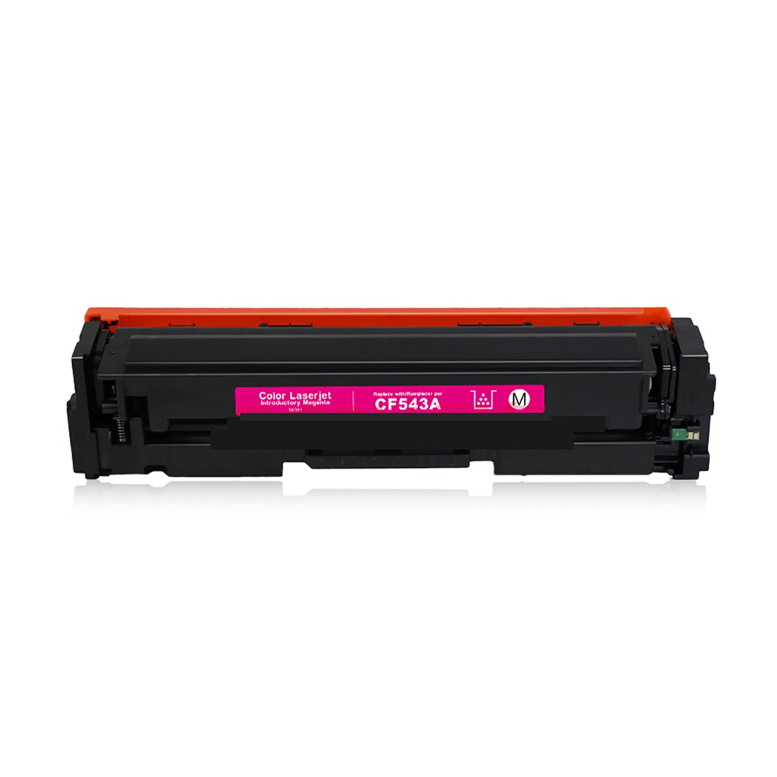 High-Quality PPTT Compatible CF540A Toner Cartridge Replacement for HP CF540A - Works with HP Color LaserJet PRO M254, M280, M281 Printers - Black, Yellow, Cyan, Magenta - Perfect for Office Documents, Flyers & Color Reports