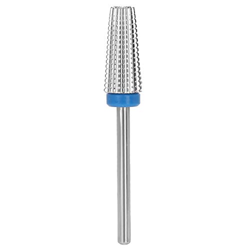 Professional Tungsten Steel Nail Drill Bits Set - Electric Nail File Sanding & Polishing Heads for Manicure Pedicure - Durable Blue Nail Art Accessories for Salon & Home DIY Nail Care