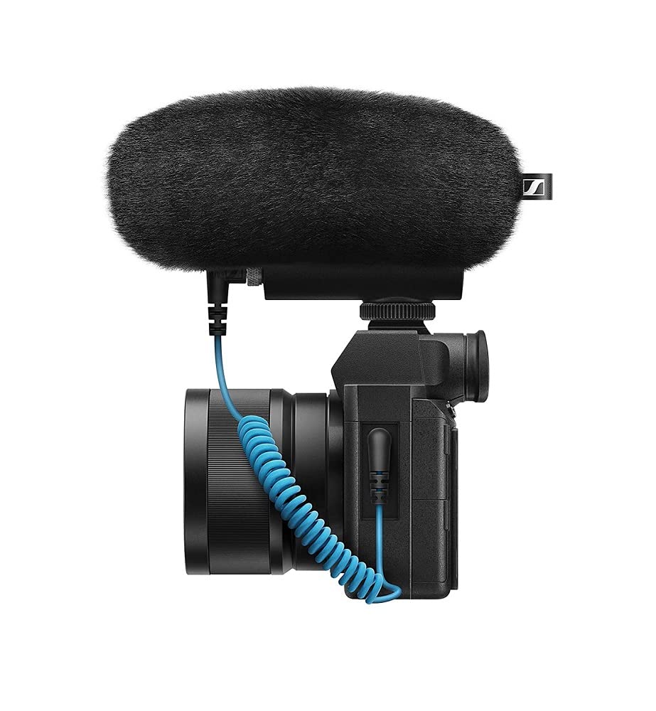SENNHEISER MKE 400 Compact Shotgun Condenser Microphone (508898) - Professional Audio Recording for Vlogging, Film Making & Streaming
