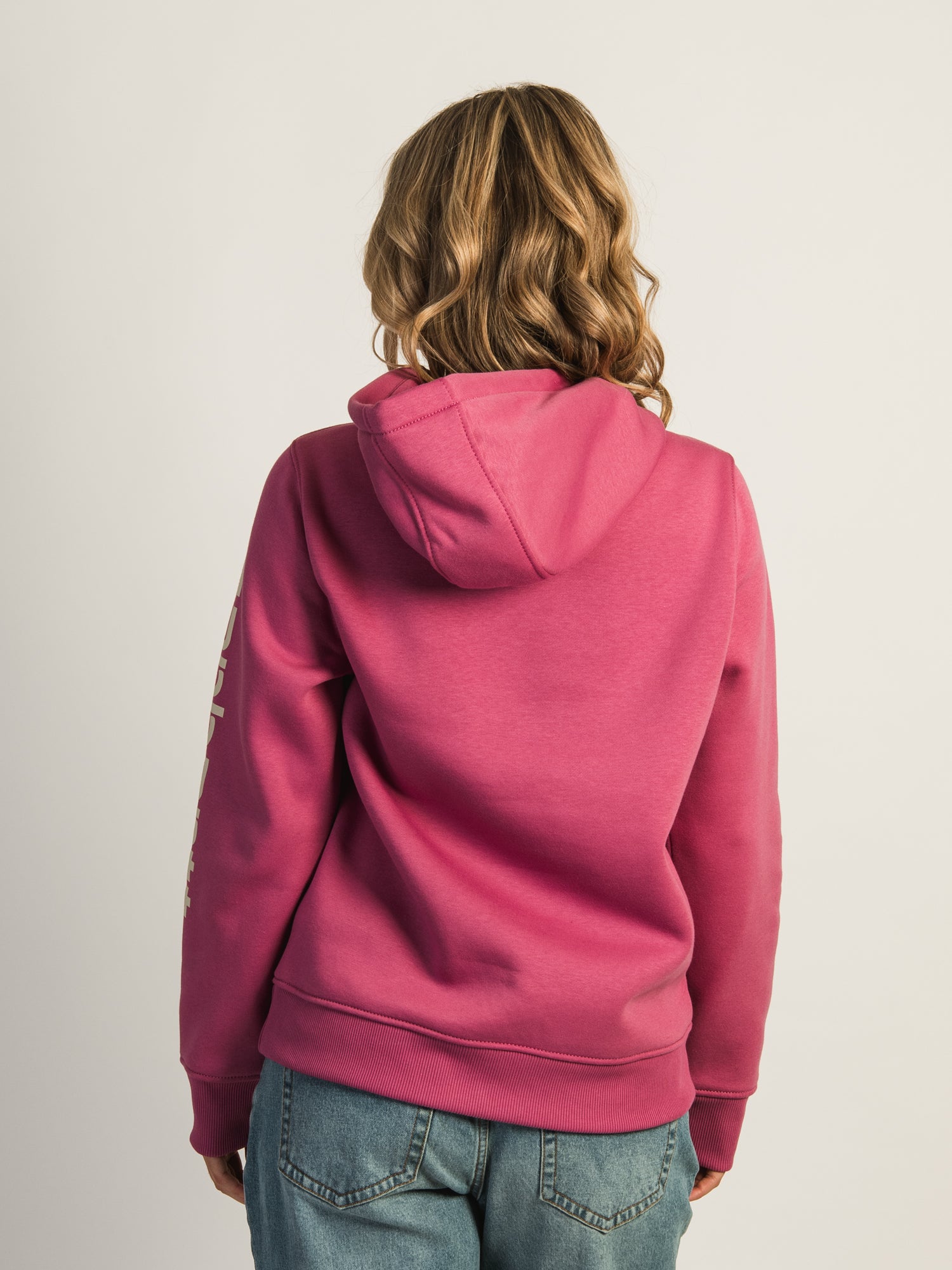 Carhartt Logo Sleeve Pullover Hoodie for Men & Women - Comfortable Fleece-Lined Sweatshirt for Work, Outdoor & Casual Wear