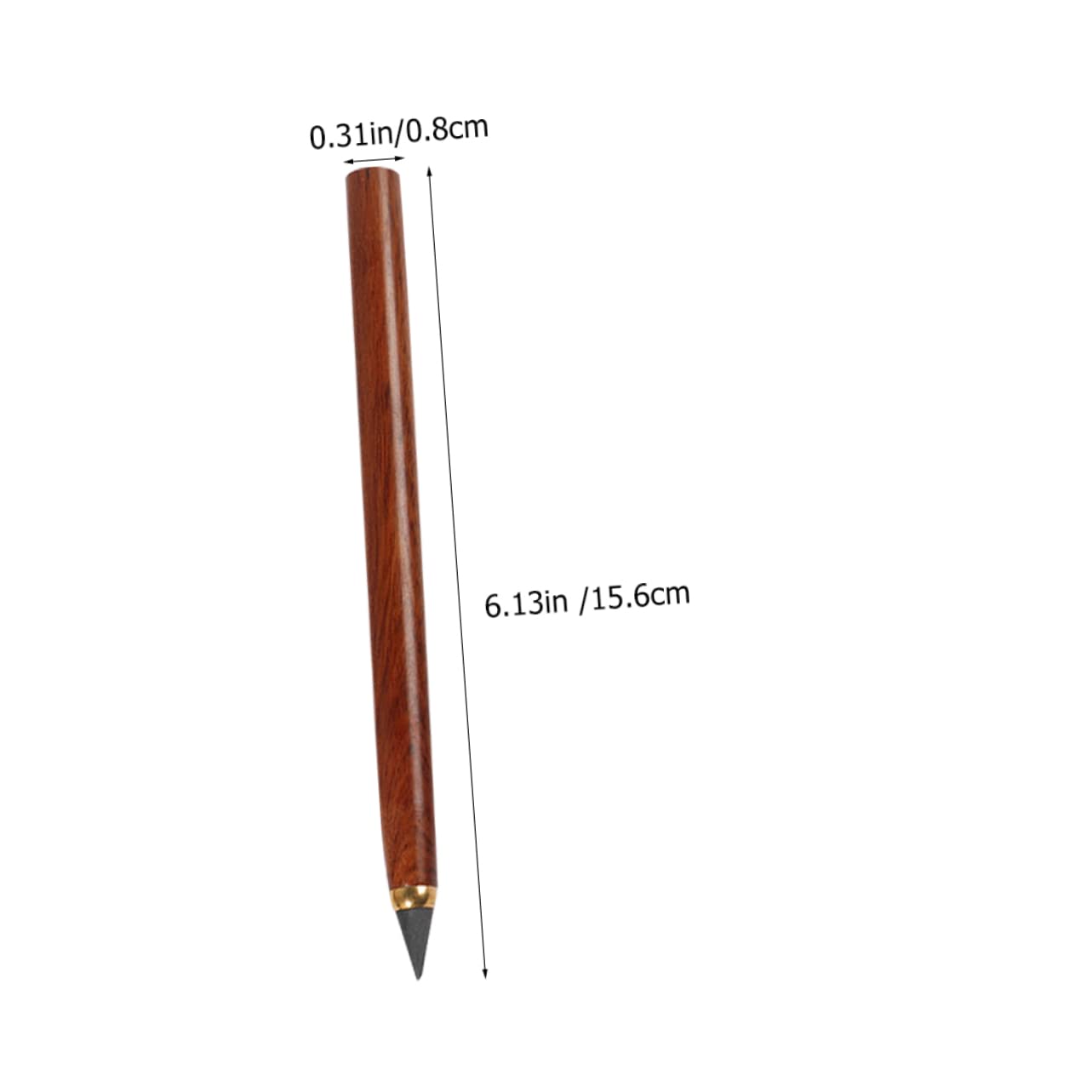 BCOATH 6-Pack Eternal Everlasting Inkless Pencils - Reusable Metal Sketch Drawing Pencils for Artists, Engraved Fun Gift - Perfect for Sketching, Doodling, and Creative Writing