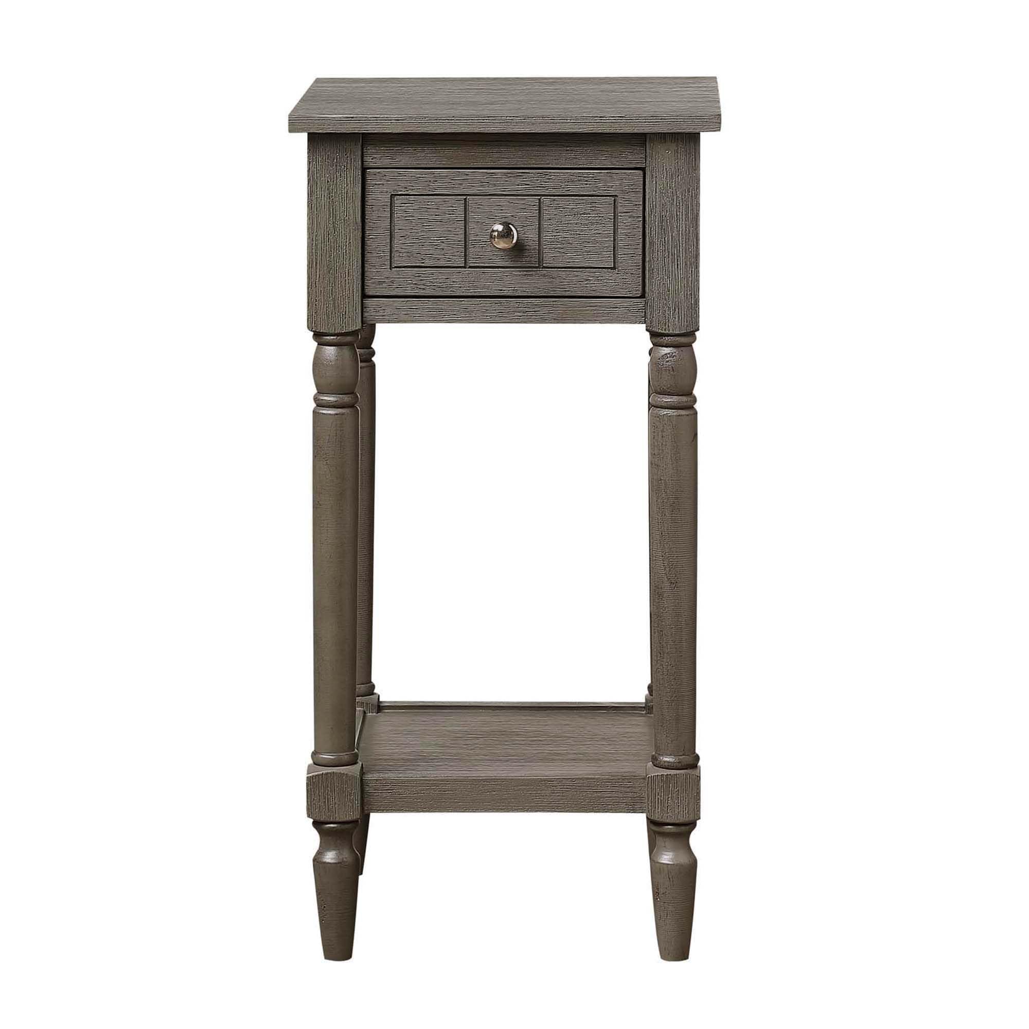French Country Khloe 1-Drawer Accent End Table 14