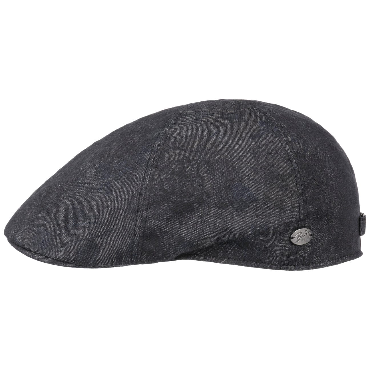 Adano Printed Flat Cap by Bailey 1922 - Vintage Style Cotton Baseball Hat for Men - Perfect for Casual Wear, Outdoor Activities & Fashion Accessories