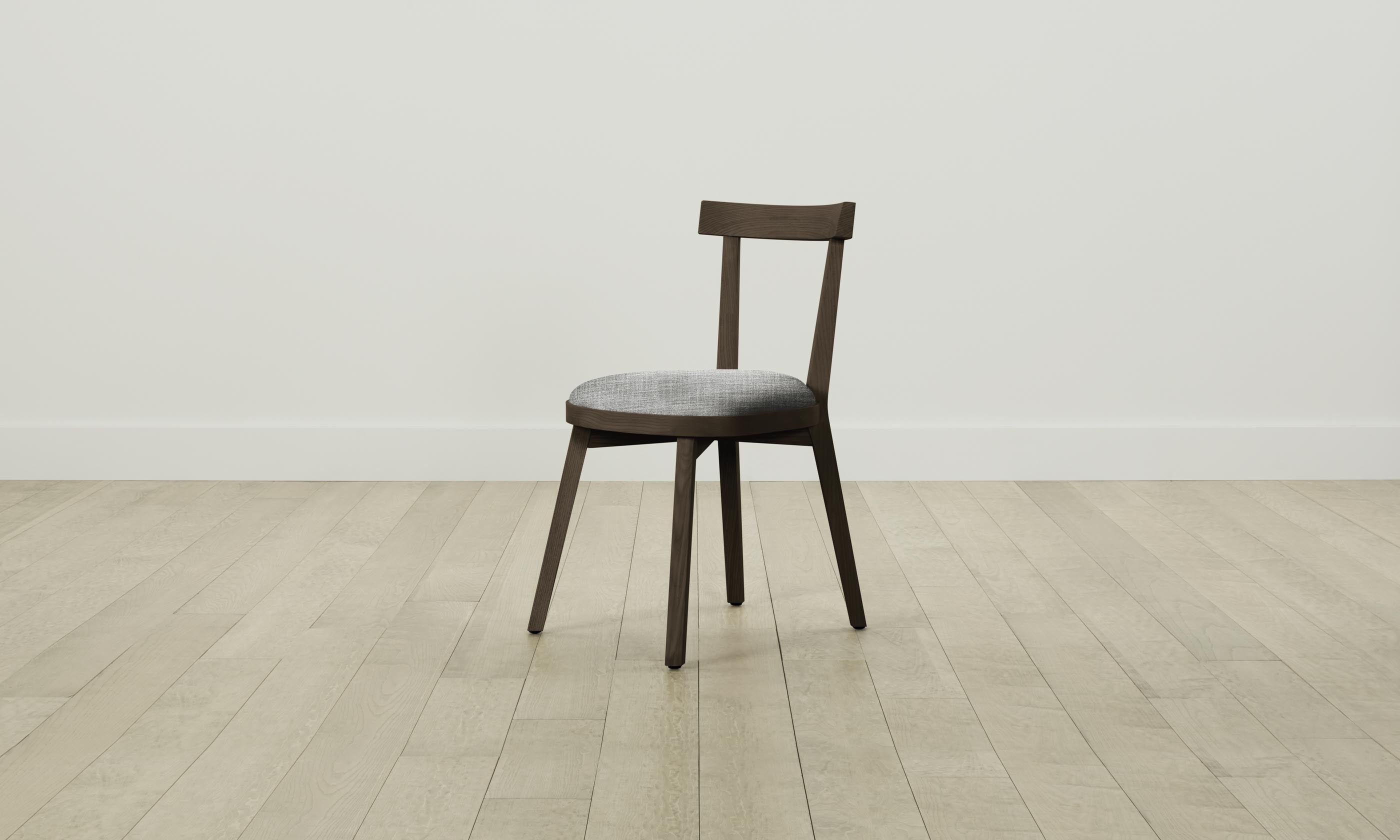 Allen Dining Chair - Modern Textured Tweed Upholstered Seat with Sturdy Wooden Legs - Perfect for Kitchen, Dining Room, and Breakfast Nook