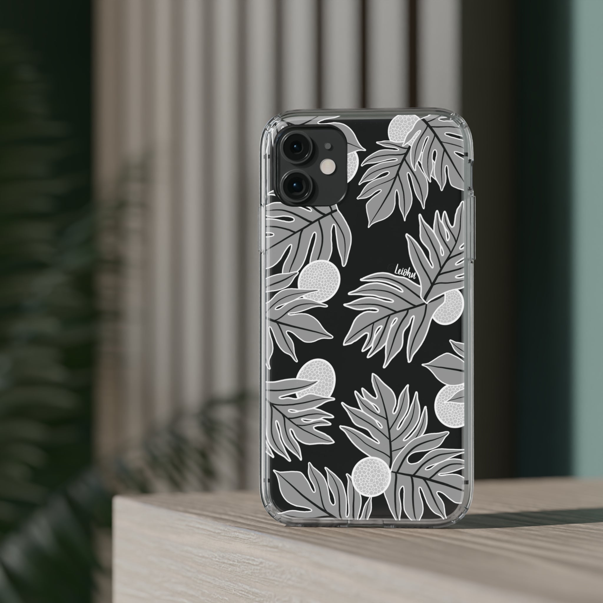 Premium Ulu Ke'oke'o Clear Phone Case - Shockproof & Scratch-Resistant Protective Cover for iPhone 14/13/12/11 Pro Max - Perfect for Outdoor Adventures, Travel & Daily Use