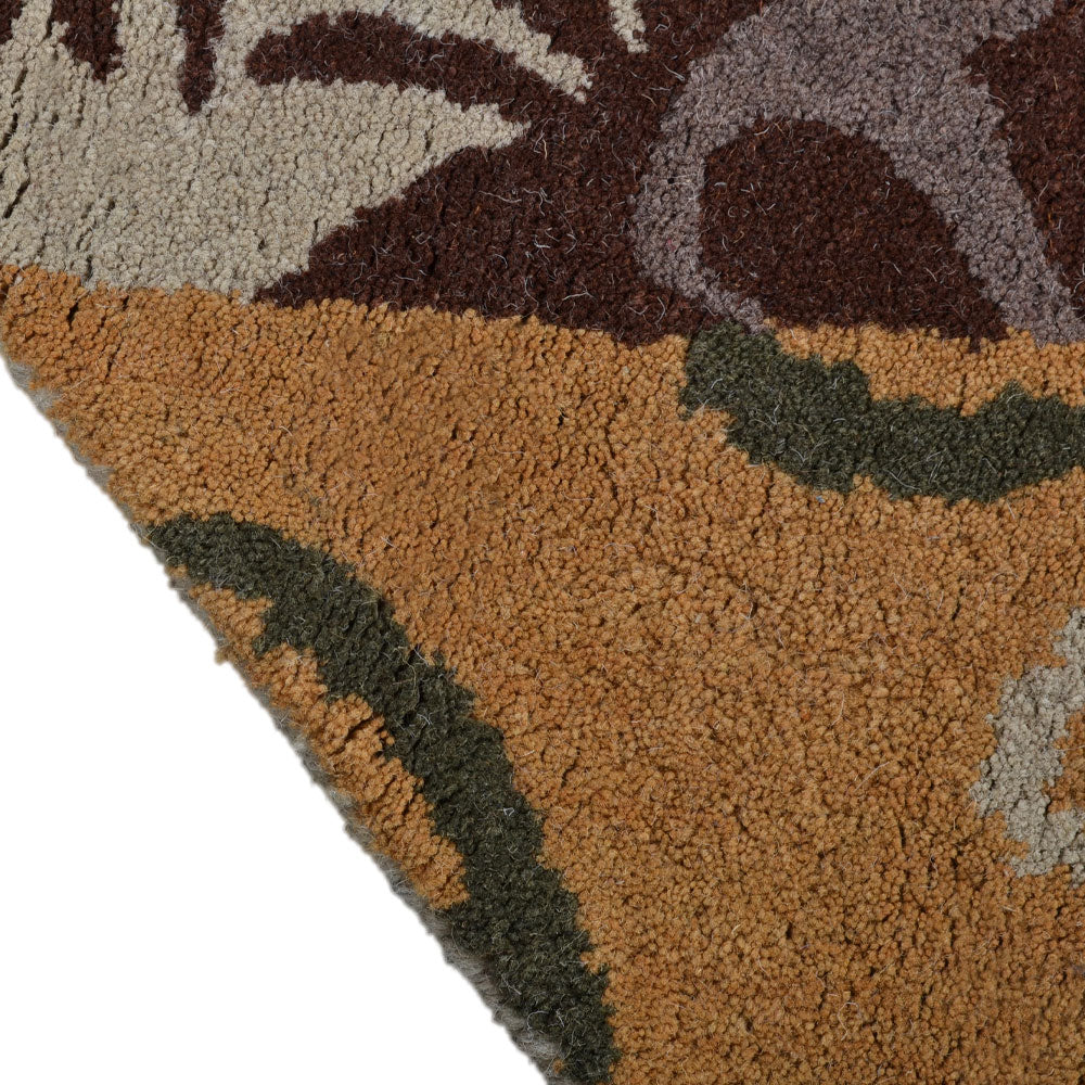 Hand Tufted Icelandic Poppy Rug - Soft Bohemian Wool Area Rug for Living Room, Bedroom & Nursery Decor