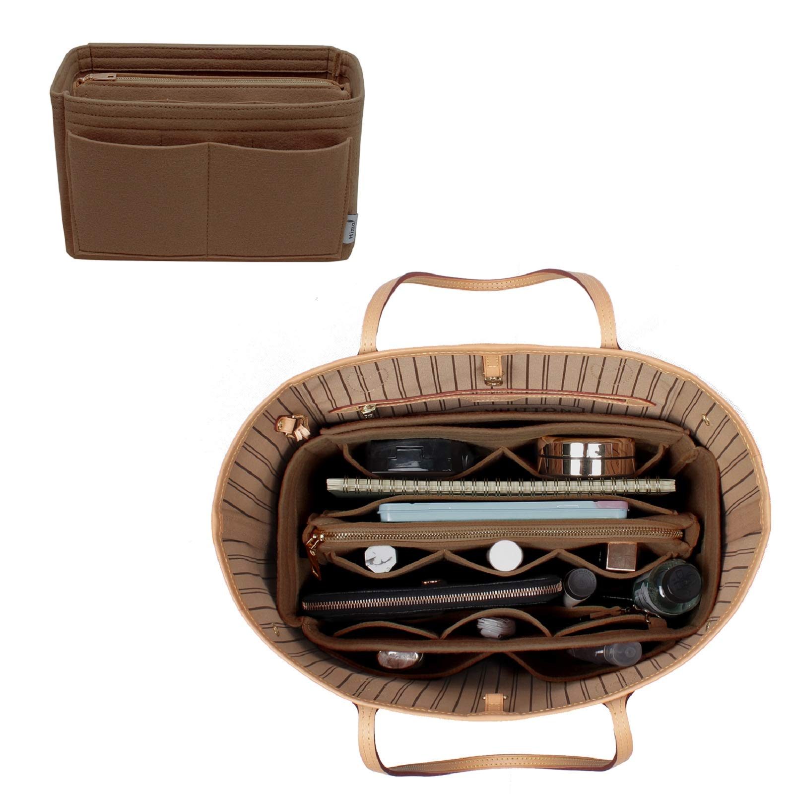 Premium Purse Organizer Insert for Handbags - 5 Sizes Fits Speedy, Neverfull & More | Perfect for Travel, Work & Daily Organization