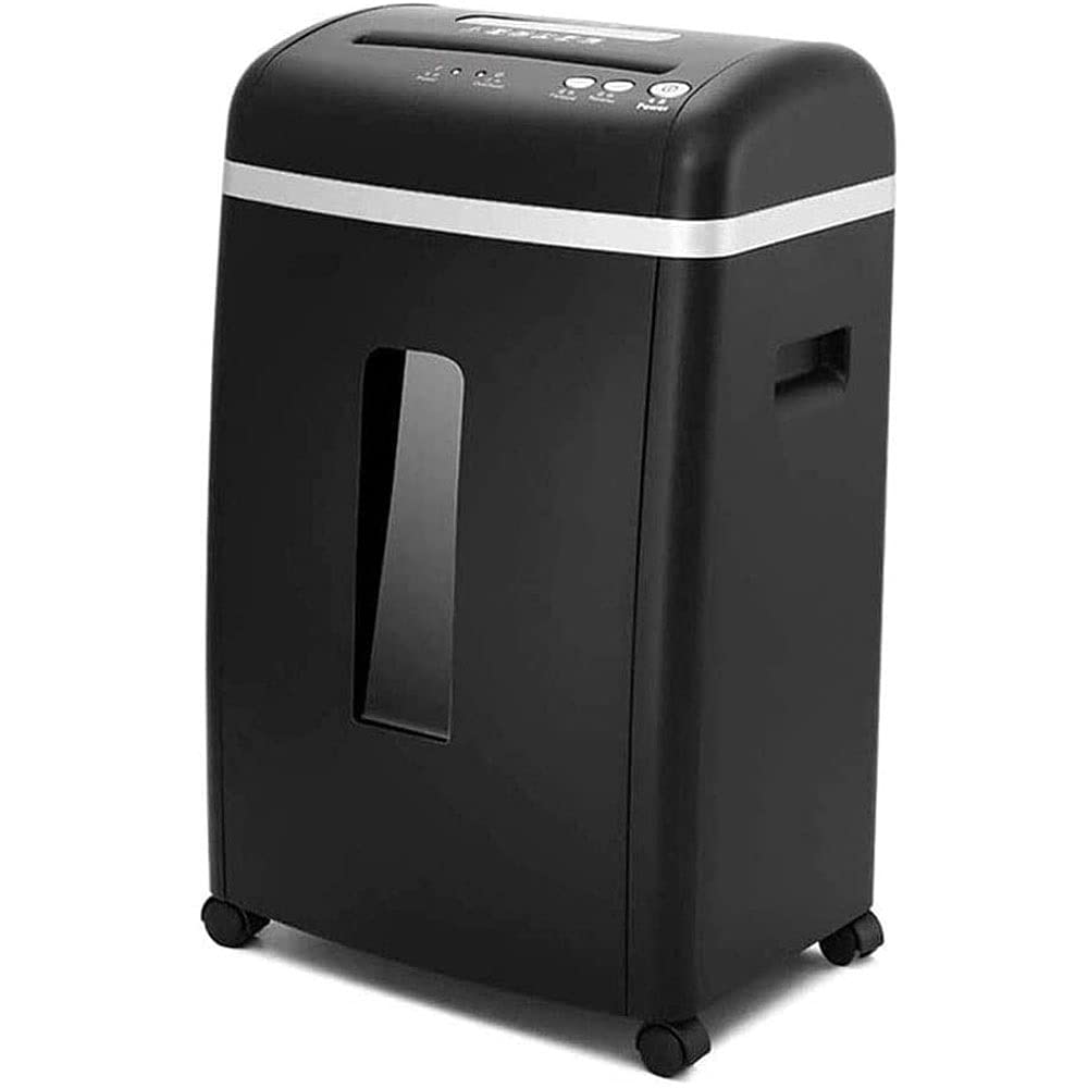 Commercial-Grade Blacklight Paper Shredder - High Power Electric Office Shredder with 5-Level Security & Large Capacity for Confidential Document Destruction | Ideal for Offices, Banks & Home Offices