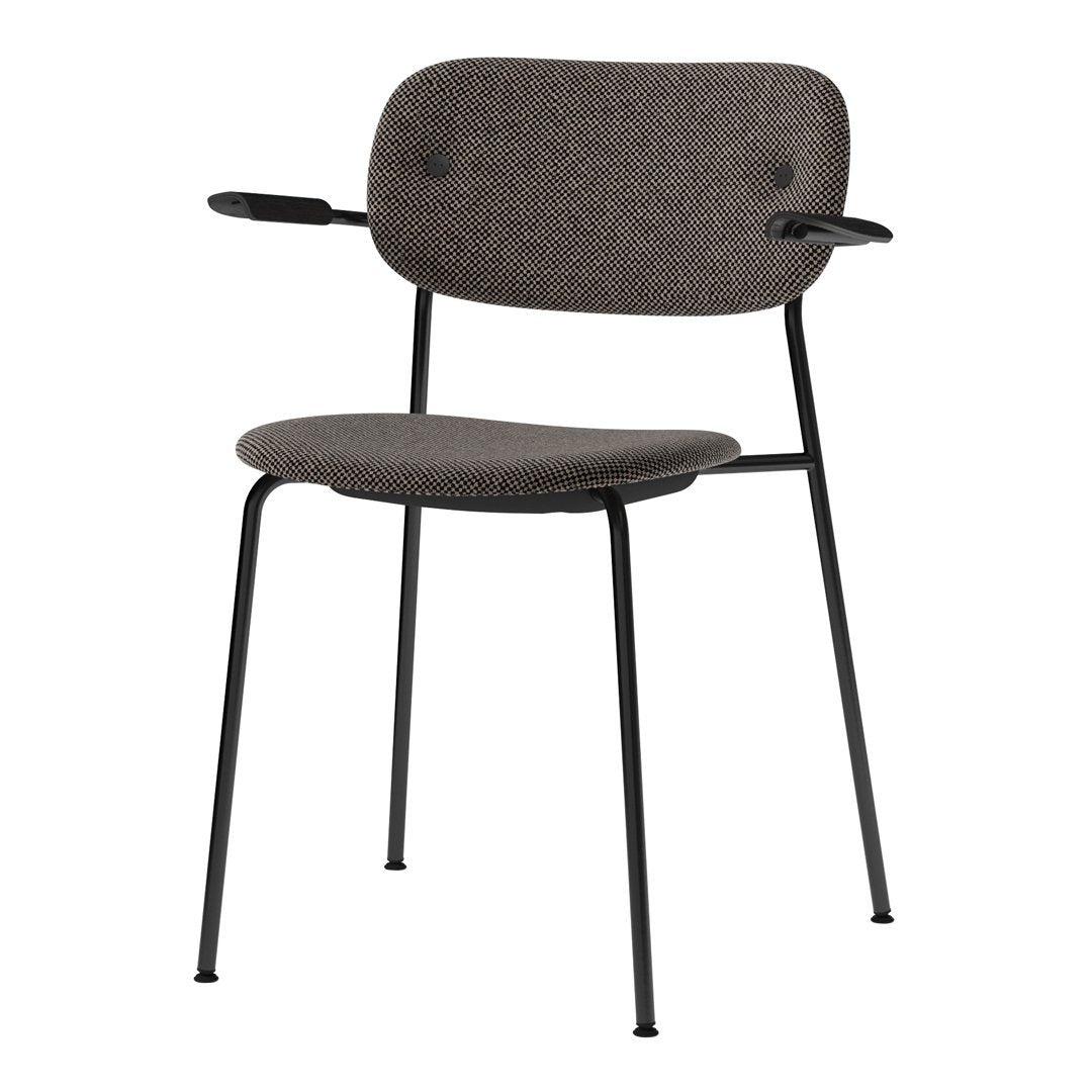 Co Dining Chair with Armrests - Fully Upholstered Modern Dining Chair for Kitchen, Dining Room & Breakfast Nook - Comfortable & Stylish Seating Solution