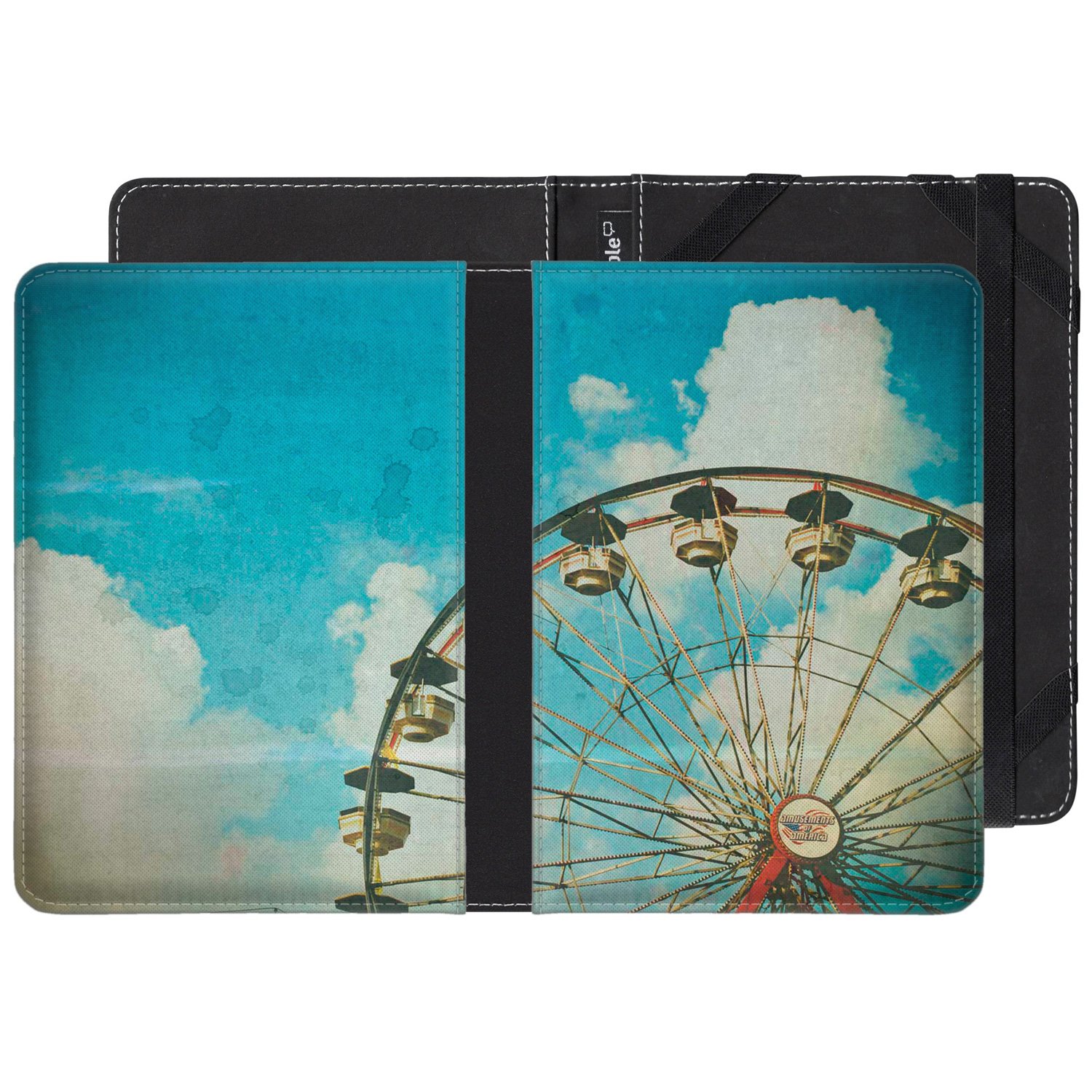 Premium Leather Case for Kindle & Kindle Paperwhite - Cofer Family - Slim Fit Protective Cover with Auto Sleep/Wake for Reading, Travel & Daily Commute