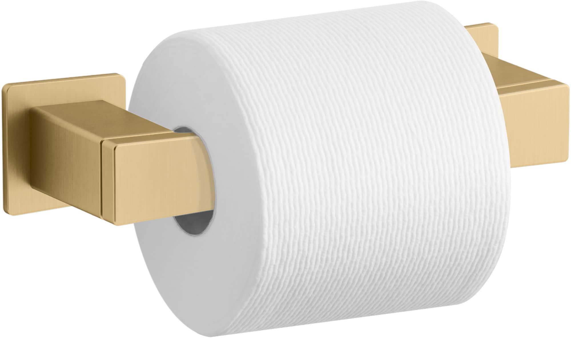KOHLER HONESTY® Chrome Toilet Paper Holder - Modern Bathroom Tissue Dispenser for Home & Commercial Use - Easy Installation & Durable Design
