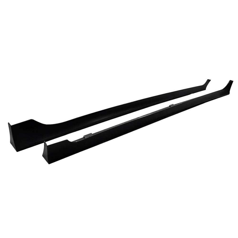 IKON MOTORSPORTS Side Skirts for 2013-2017 Honda Accord - Black PP Rocker Panel Molding, Air Dam & Bumper Lip Splitter | Perfect for Car Customization & Performance Enhancement
