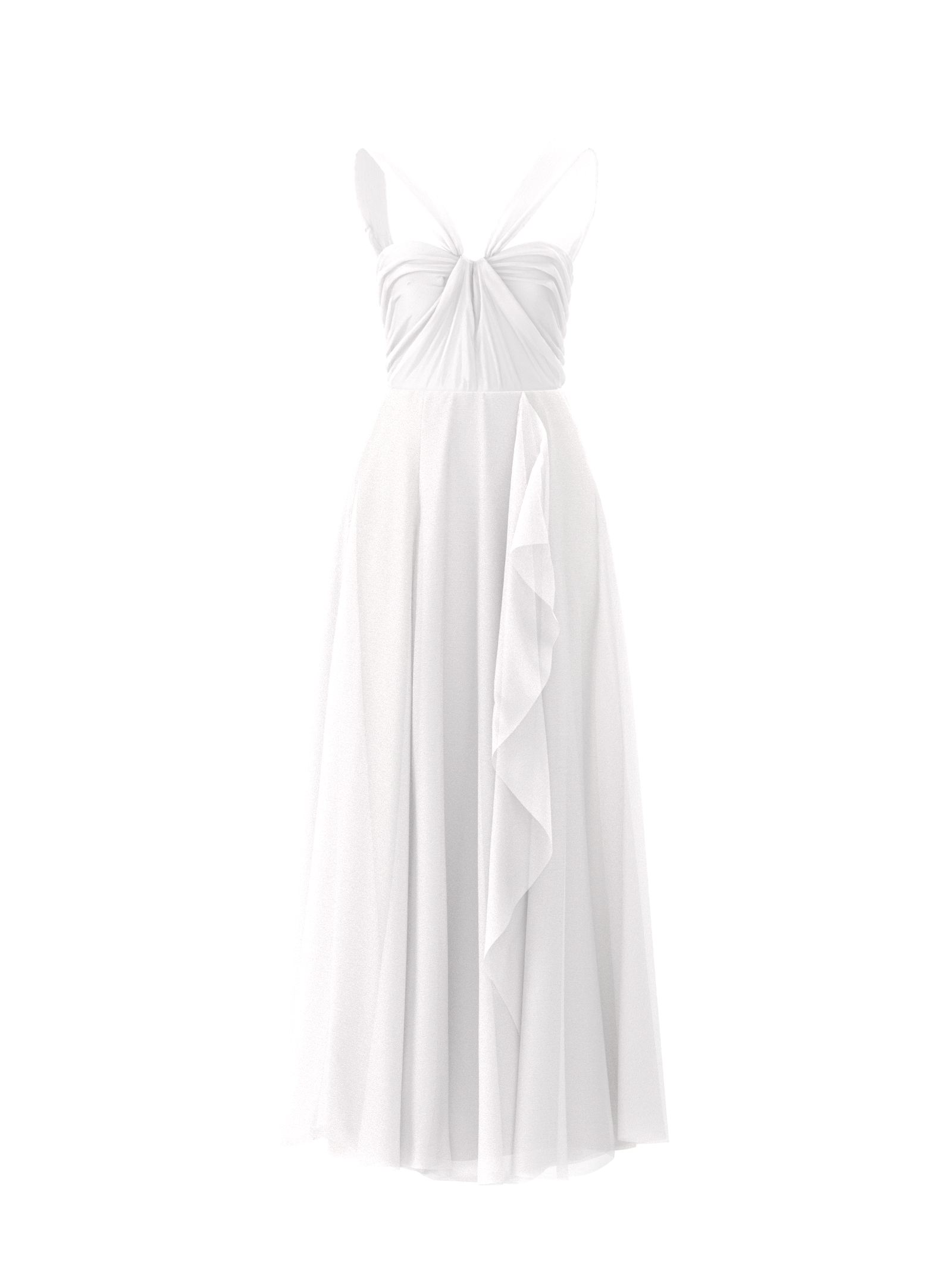 Elegant White Cerisa Bodice and Jaycie Skirt Set - Perfect for Weddings, Prom, and Formal Events