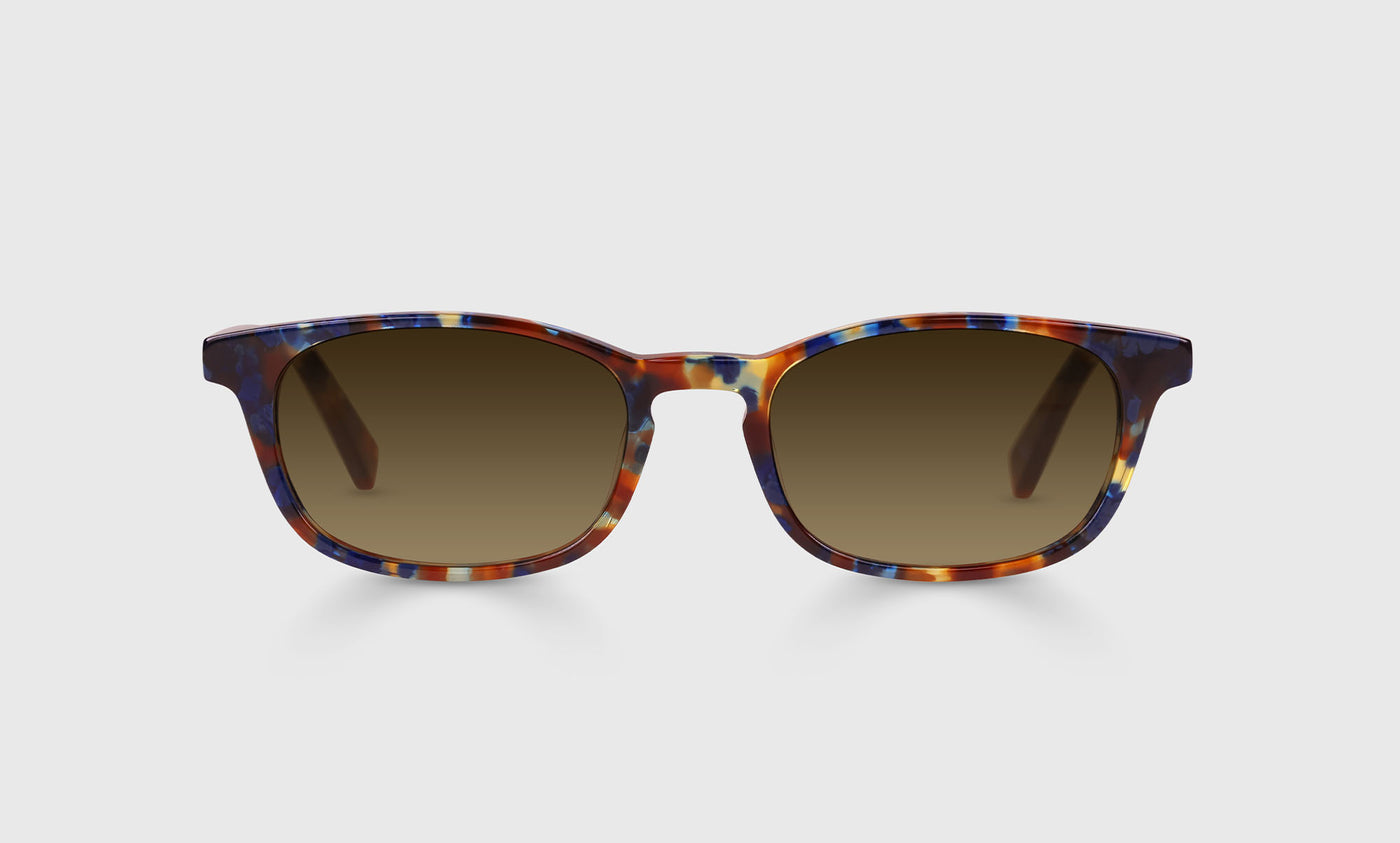On Board Color 09 Navy & Mahogany Tortoise Acetate Eyeglass Frames - Lightweight & Durable for Work, Reading & Fashion