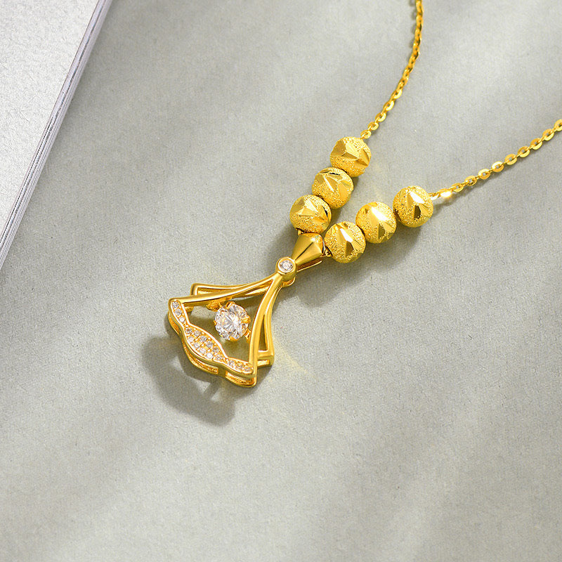 14K Gold Plated Ginkgo Leaf Pendant Necklace for Women - Elegant Dainty Chain Jewelry Gift for Her | Perfect for Everyday Wear, Date Night & Special Occasions